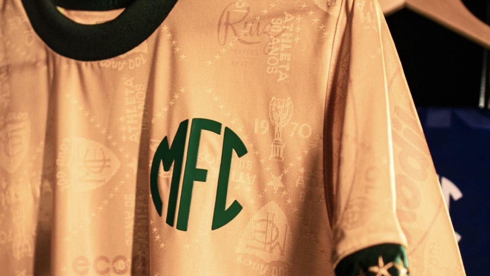 Camisa comemorativa do Mirassol para jogo contra o Flamengo