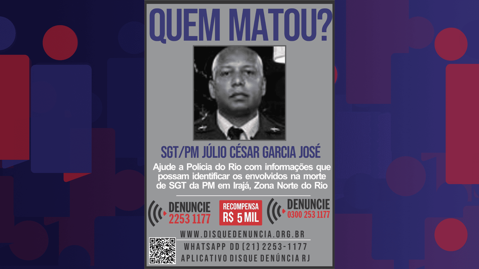 O sargento chegou a tentar fugir, mas foi seguido e baleado.