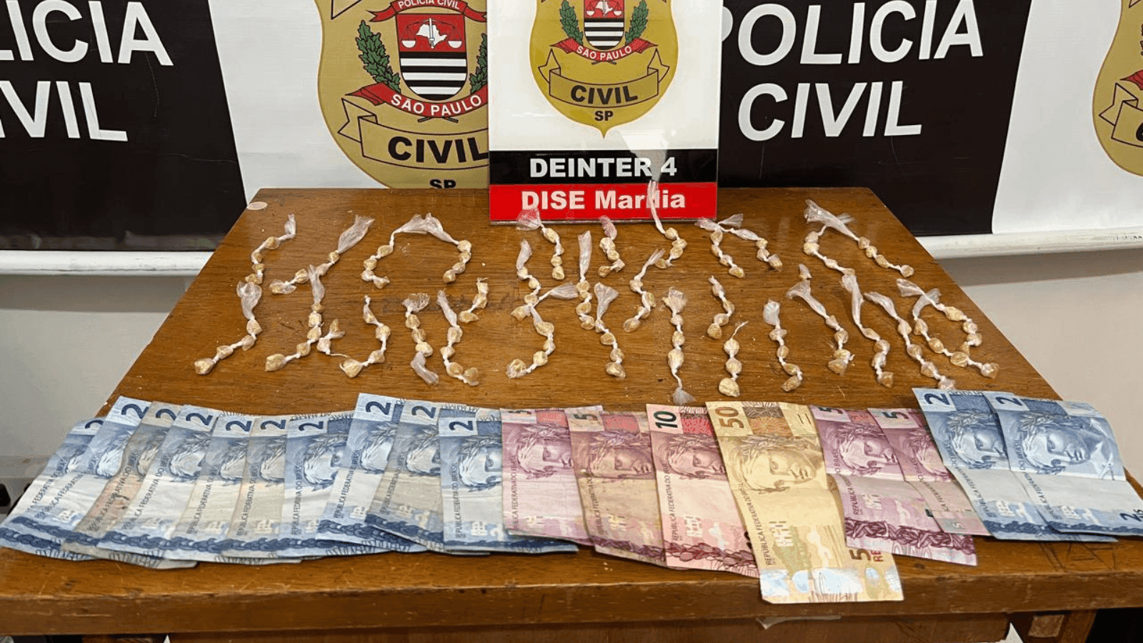 O suspeito tentou fugir durante a abordagem em Marília