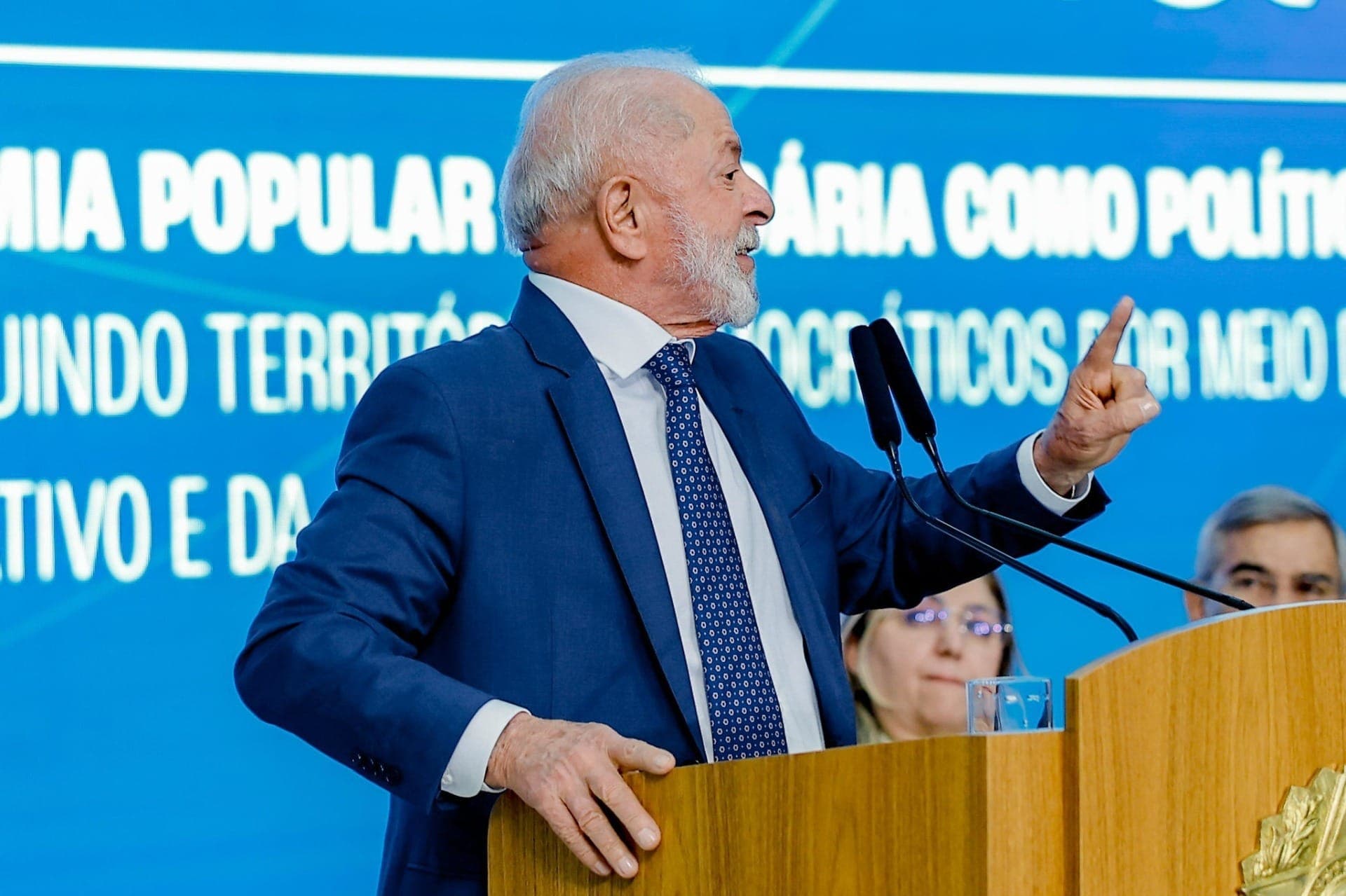 Lula durante a 4ª Conferência Nacional de Economia Solidária