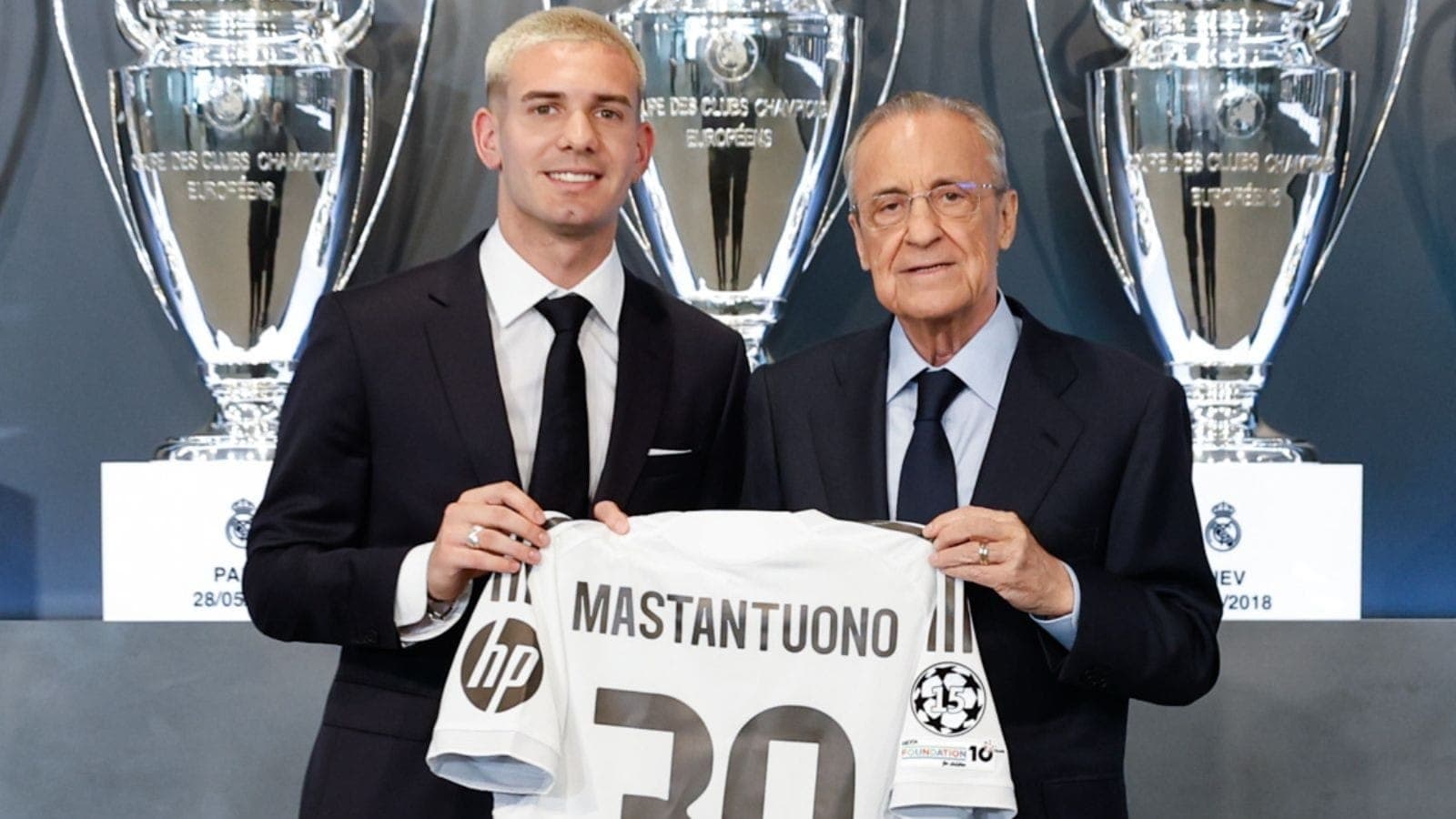 Mastantuono vestirá a camisa 30 do Real MAdrid