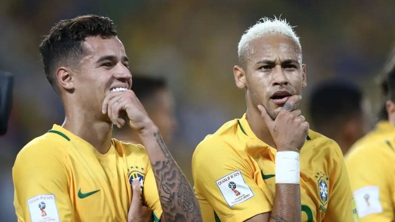 Coutinho e Neymar foram companheiros na Seleção Brasileira