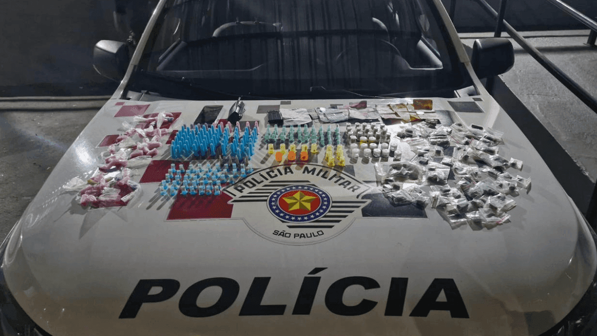 Homem é preso por tráfico de drogas na Vila São Geraldo em São José dos Campos