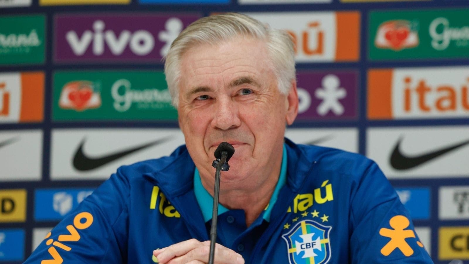 Carlo Ancelotti, técnico da Seleção