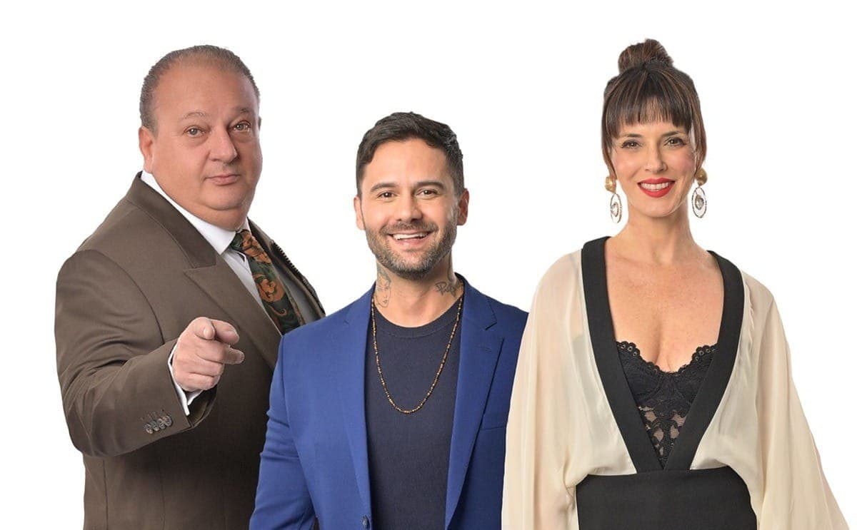 Jacquin, Diego e Helena no MasterChef Confeitaria