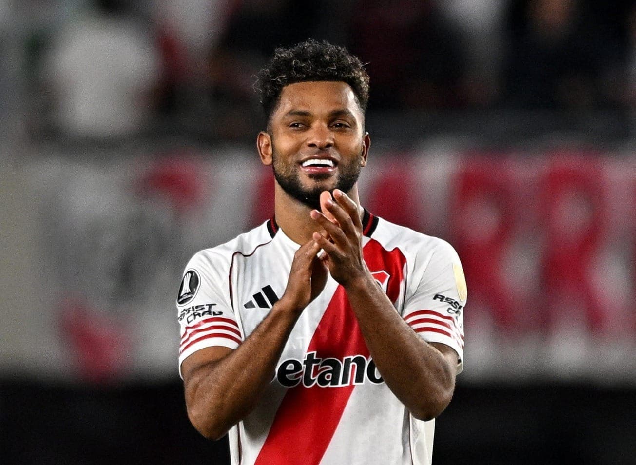 Borja comemora no River Plate