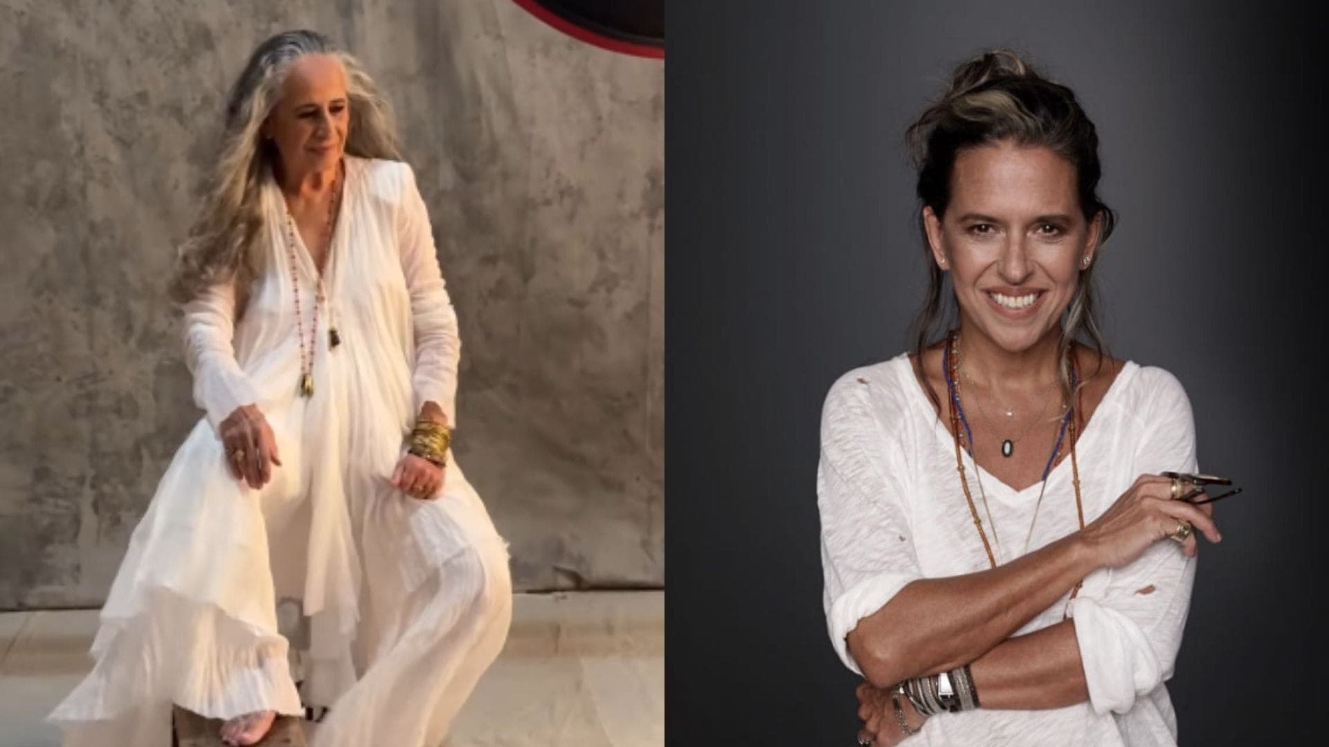 Maria Bethânia e Giulia Midani