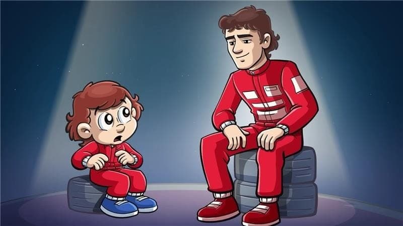 Série animada no YouTube conta histórias do tricampeão de Fórmula 1 através da personagem Senninha