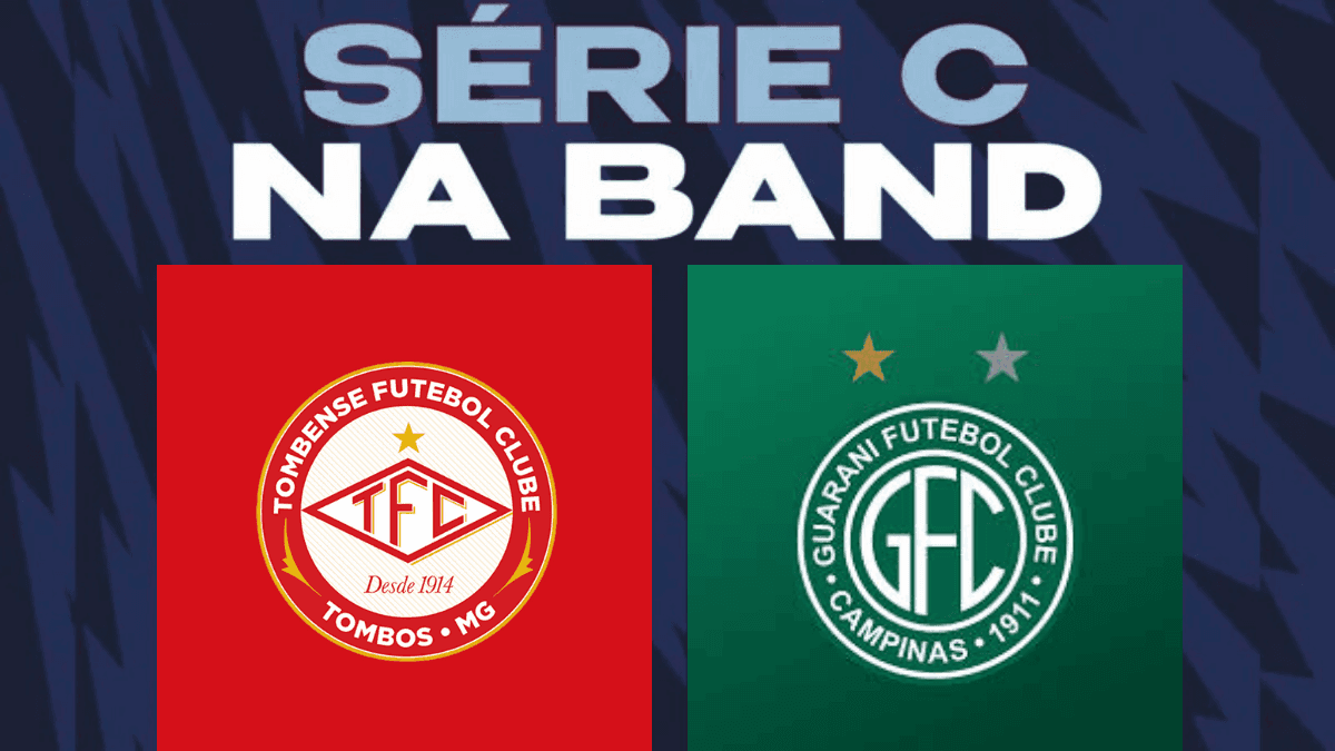 Tombense e Guarani pela última rodada da primeira fase da Série C você acompanha na tela da Band Mais TV