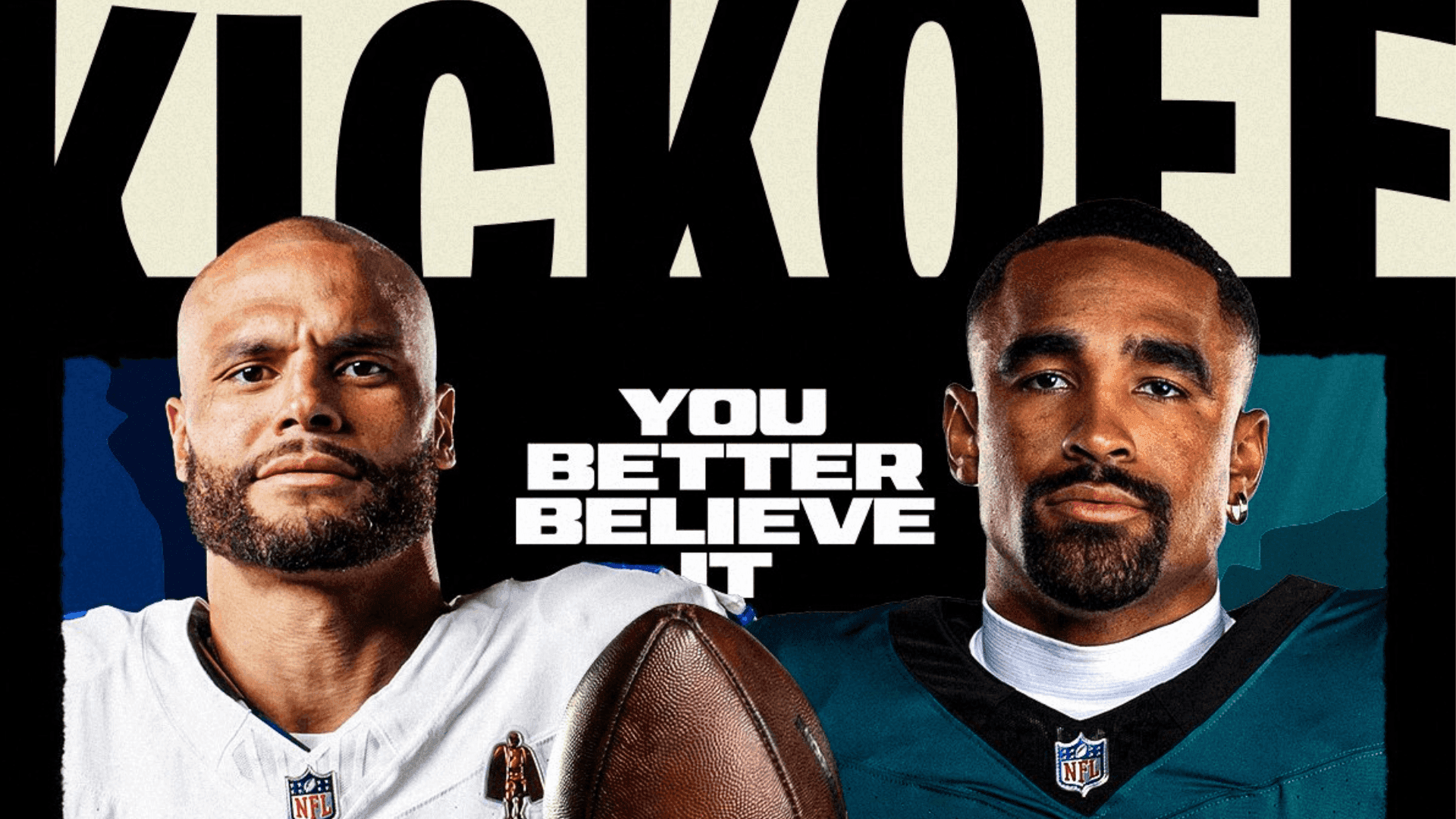 Confronto de rivais da divisão NFC Leste Philadelphia Eagles x Dallas Cowboys abre a temporada da NFL, em duelo nesta quinta (4), no Lincoln Financial Field
