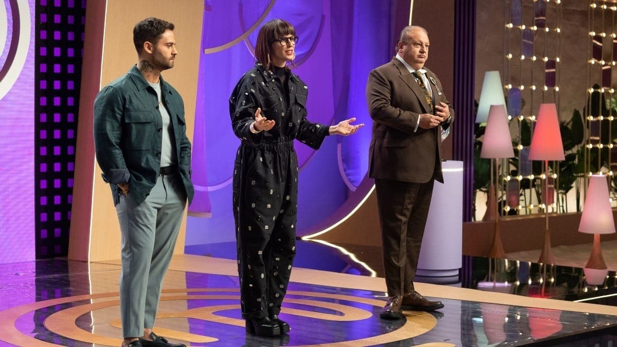 Diego Lozano, Helena Rizzo e Erick Jacquin no MasterChef Confeitaria