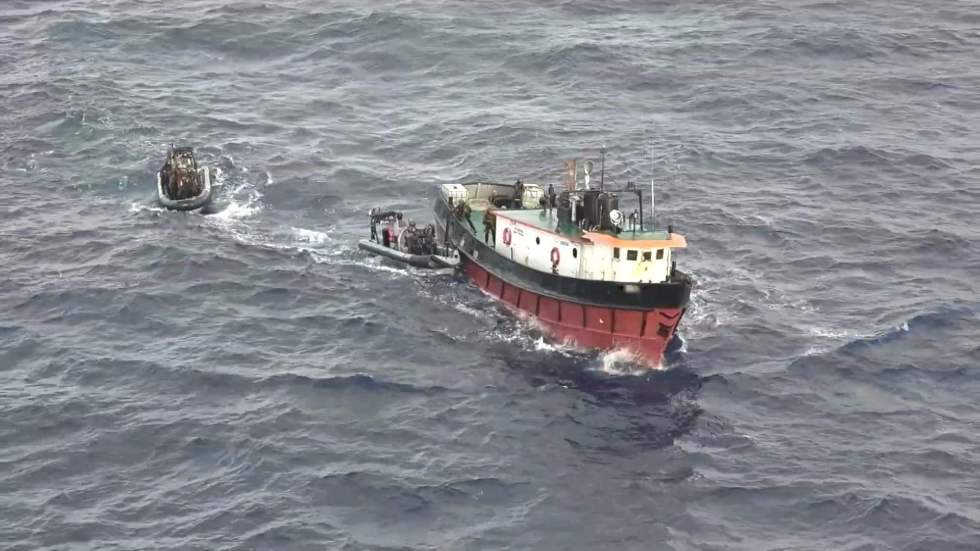Barco pesqueiro com drogas