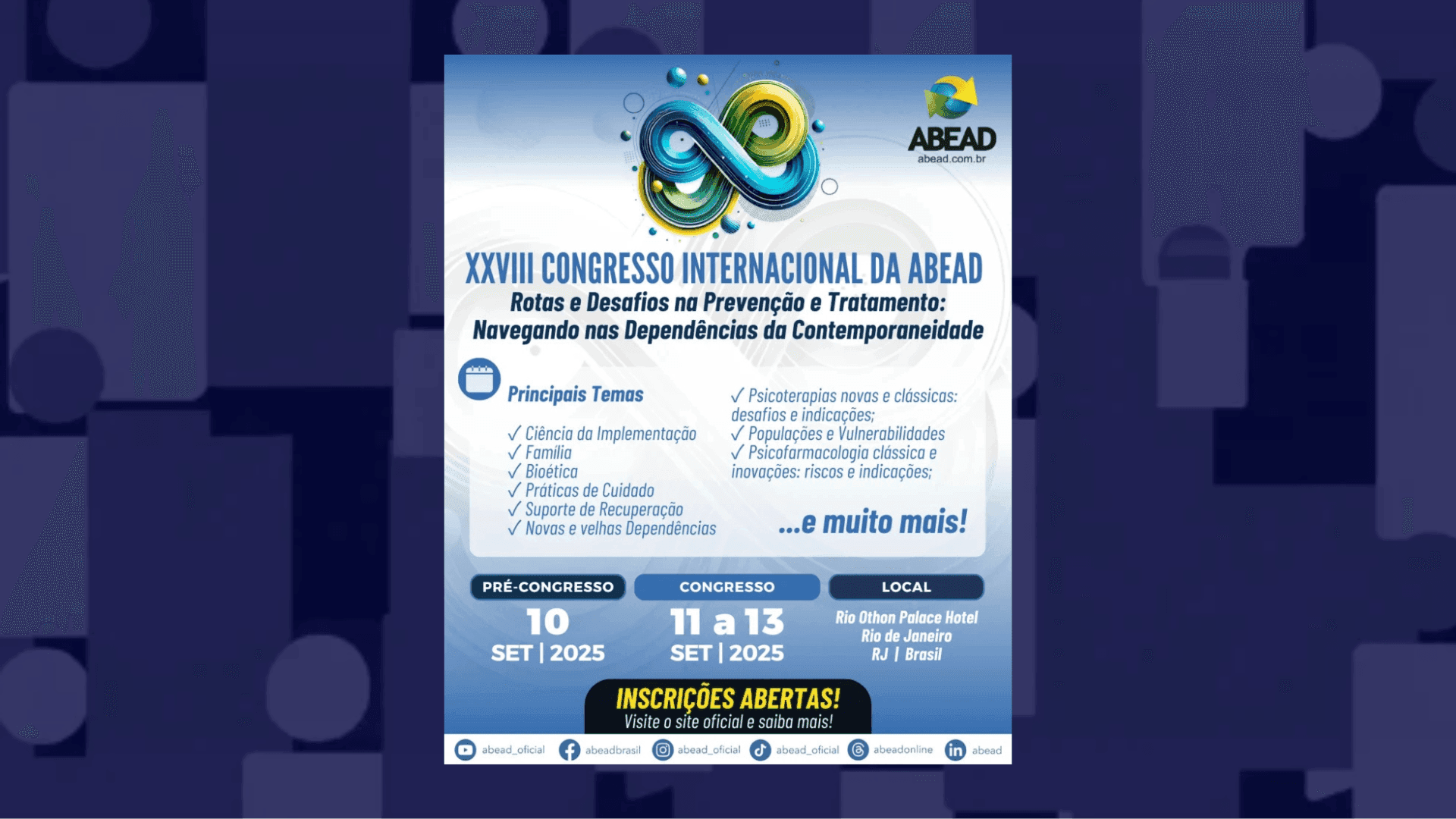 Evento acontece entre os dias 10 e 13 de setembro