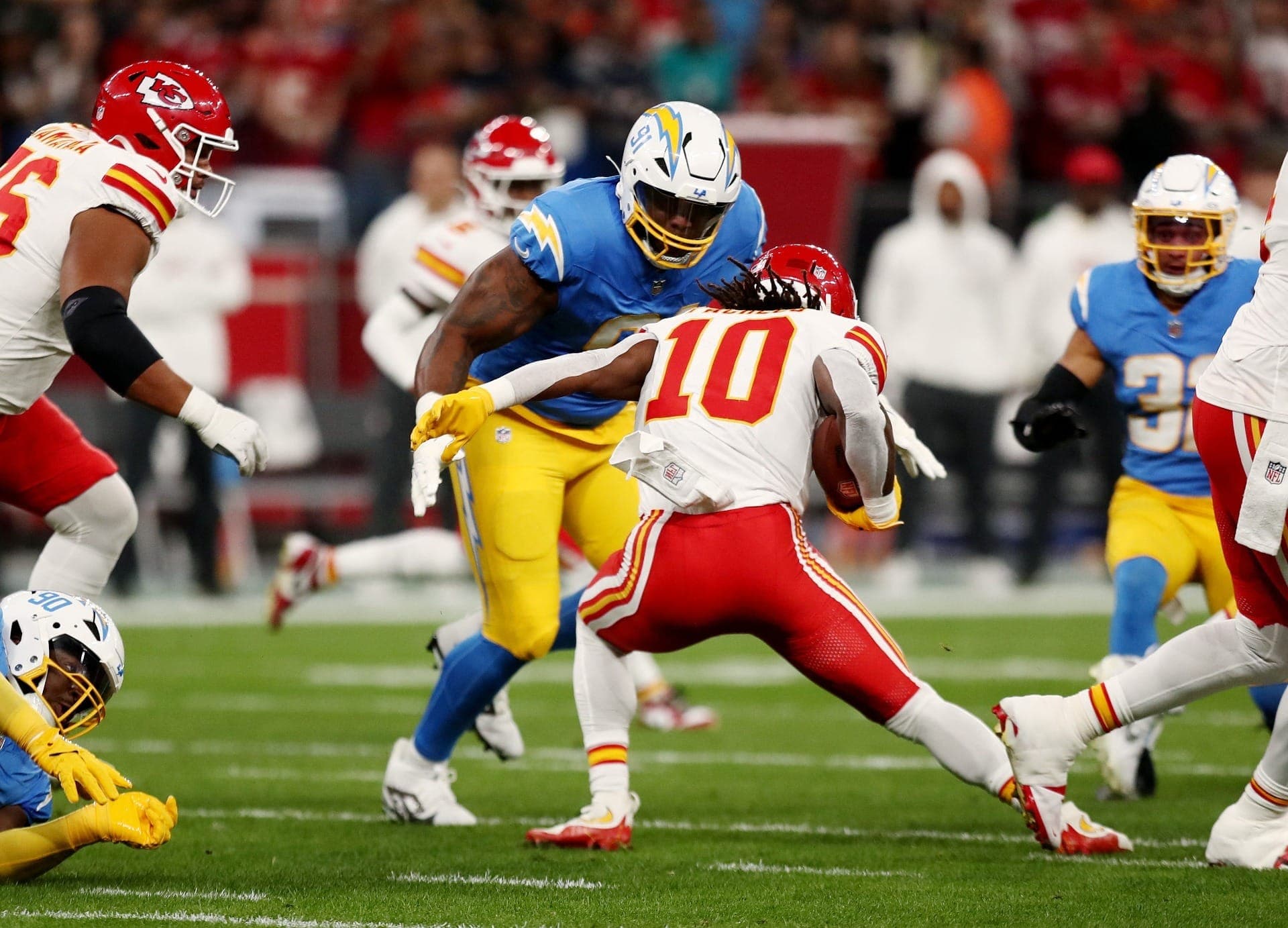Los Angeles Chargers e Kansas City Chiefs se enfrentaram em Itaquera