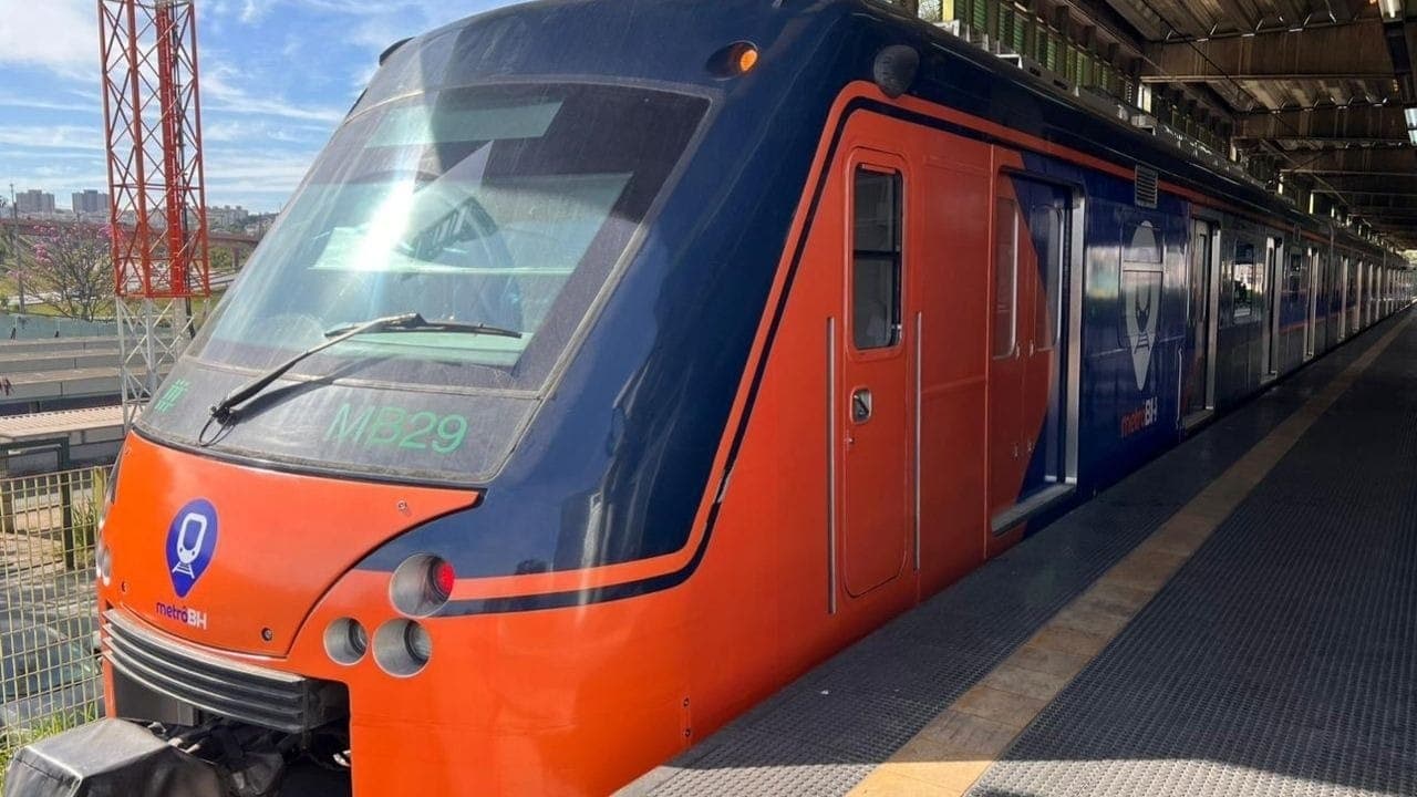 Metrô de BH terá intevalos maiores à noite e mudanças em duas estações na próxima semana