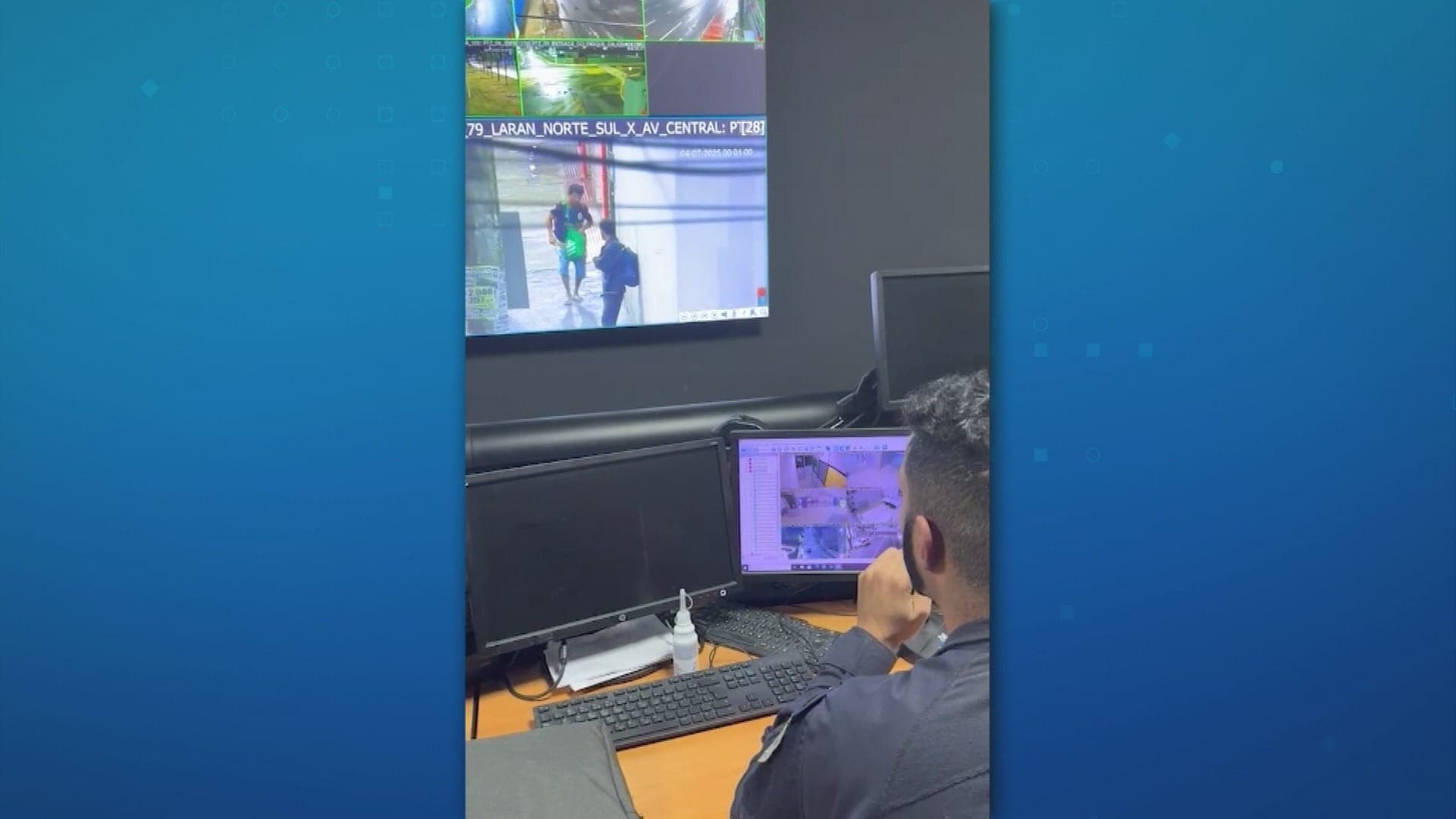 Câmera com sistema de autofalante impede crime em Vitória