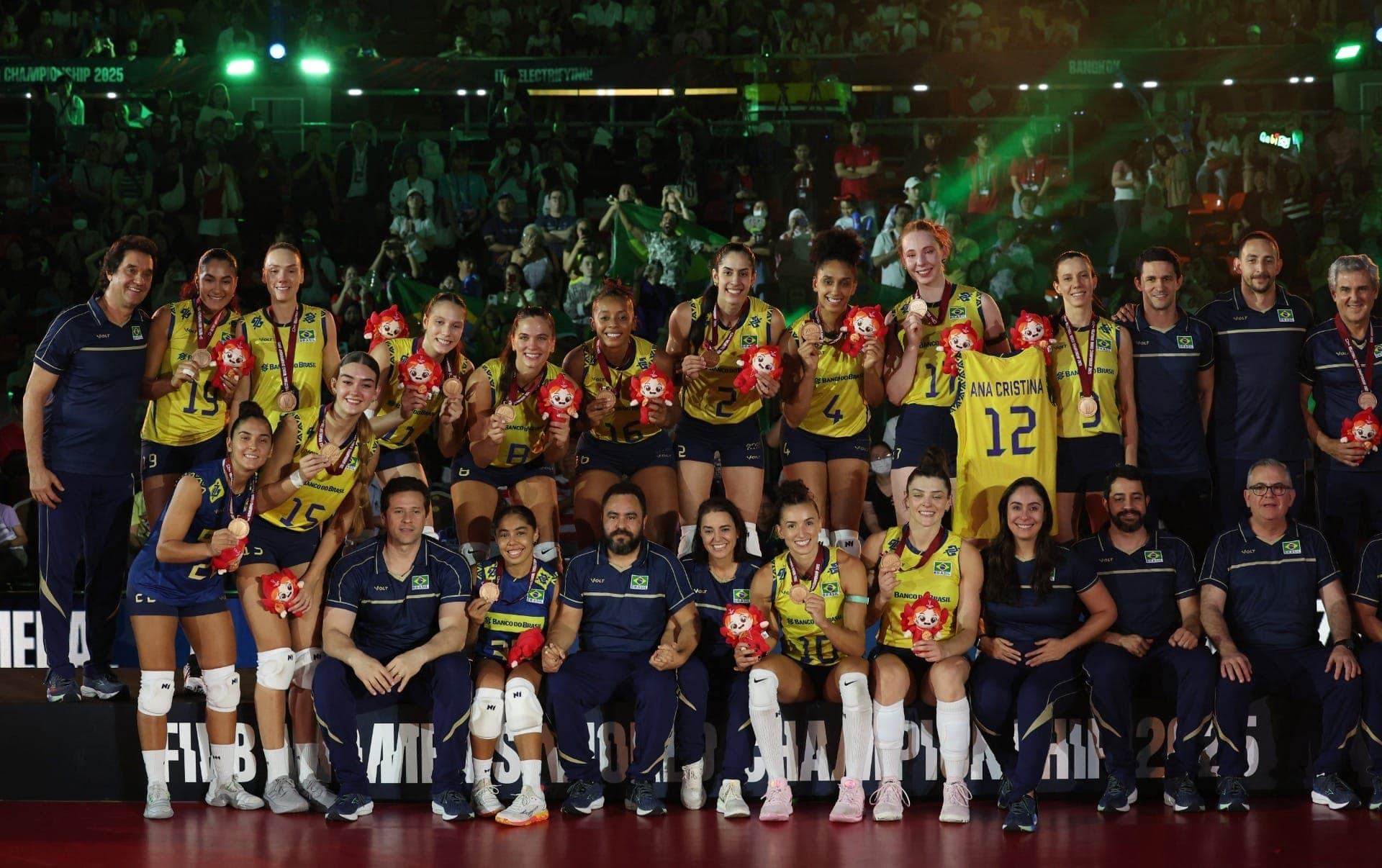 Brasil conquista o bronze no mundial de vôlei feminino