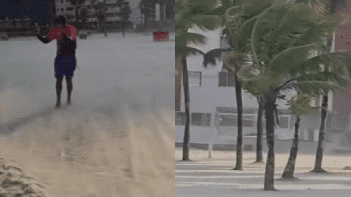 Ciclone extratropical causa transtornos em várias regiões de SP