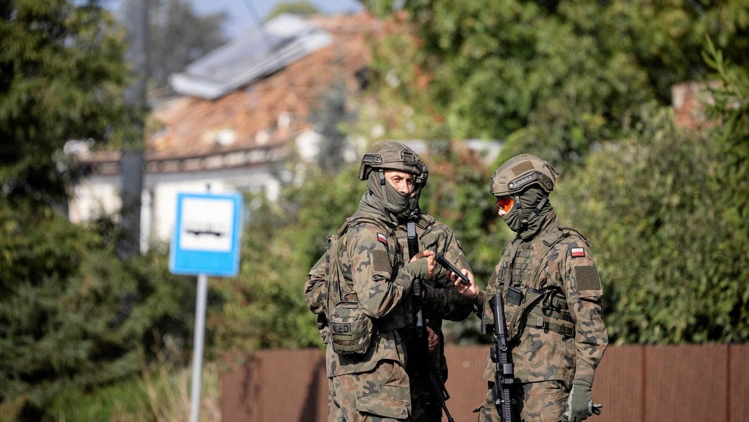 Exército polonês abate drone russo