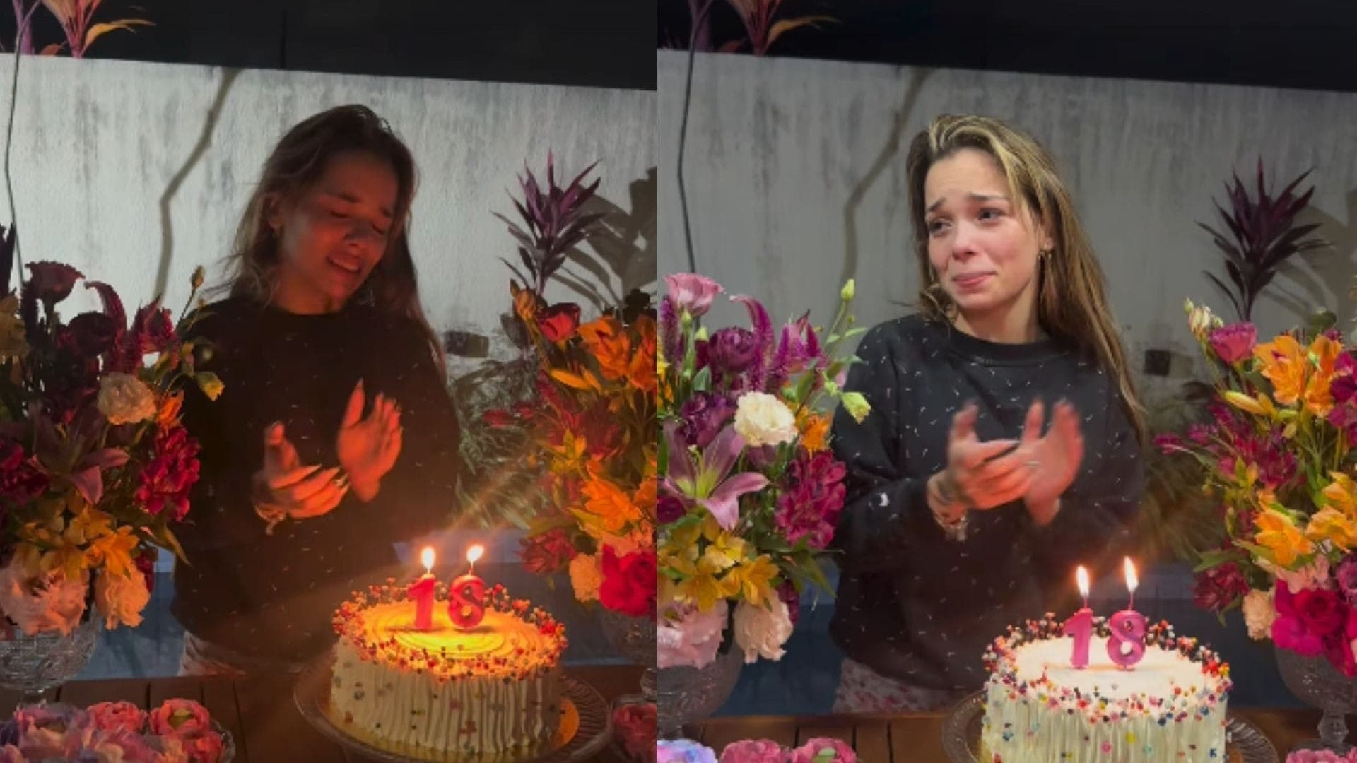 Kamylinha chorou no aniversário