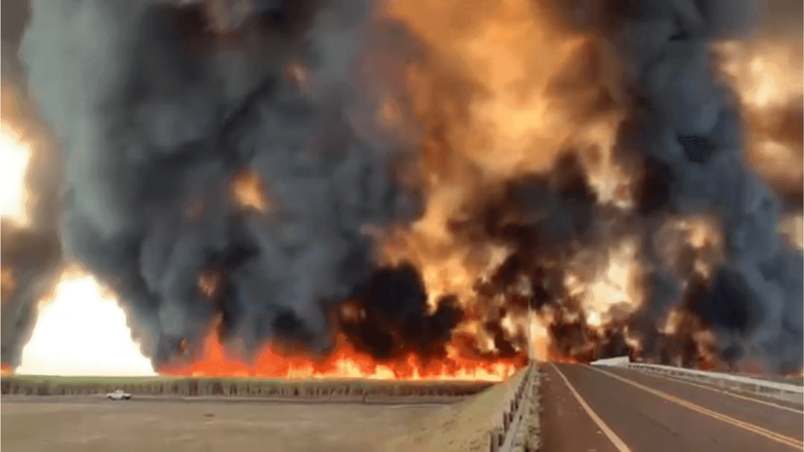 A medição na área destruída foi feita pela Firemap