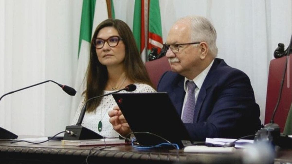 Ministro do STF Edson Fachin e a filha Melina Fachin