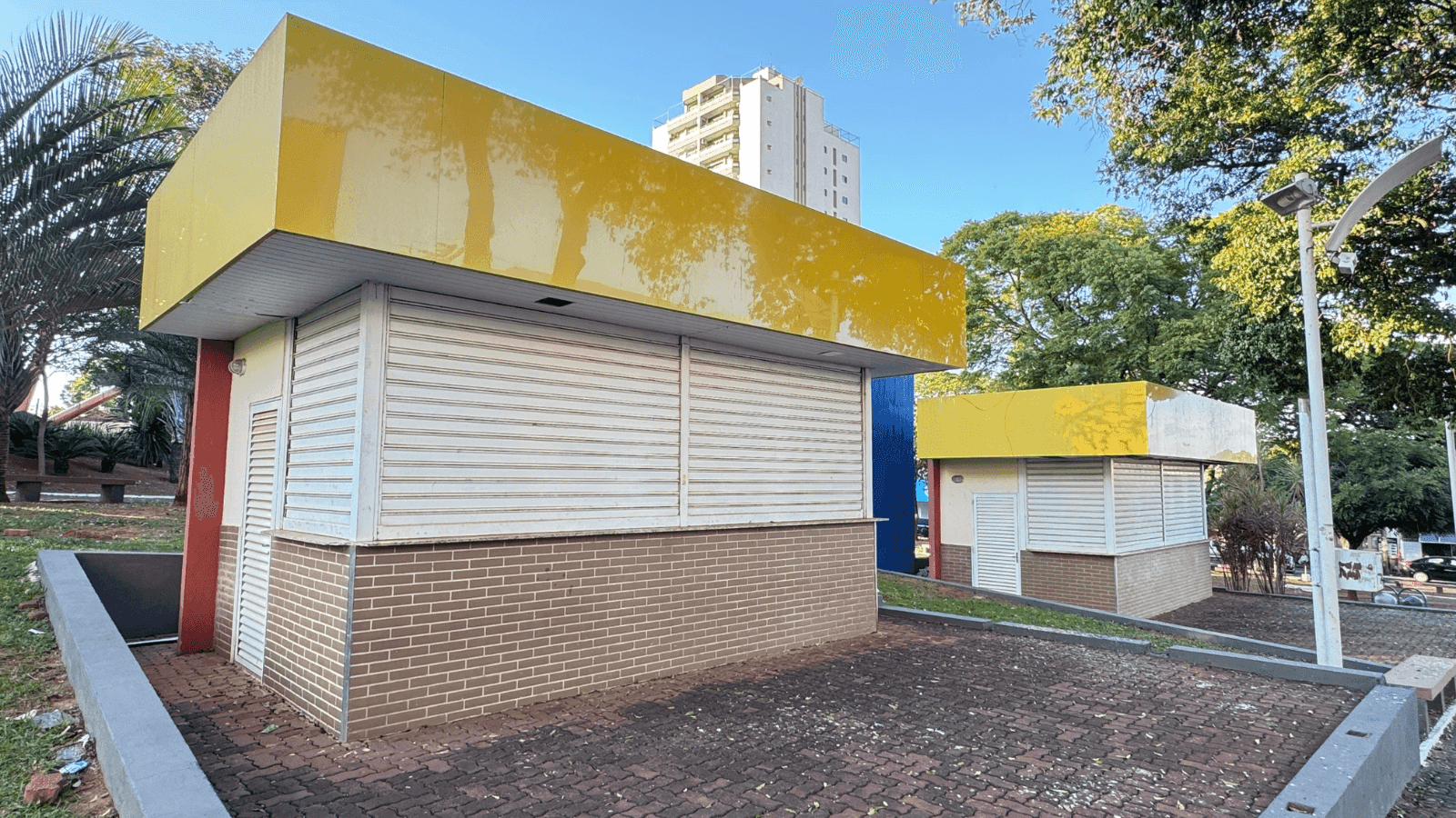 A proposta é modernizar e manter dois quiosques na Praça Rui Barbosa