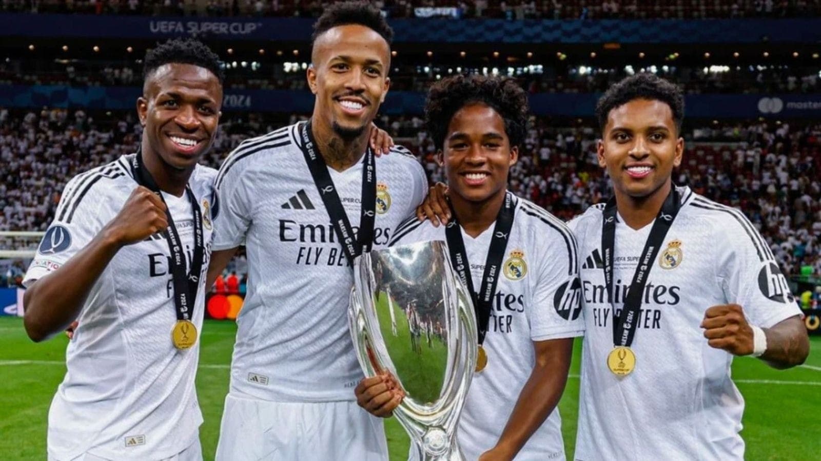 Vini Jr, Militão, Endrick e Rodrygo, os brasileiros do Real Madrid