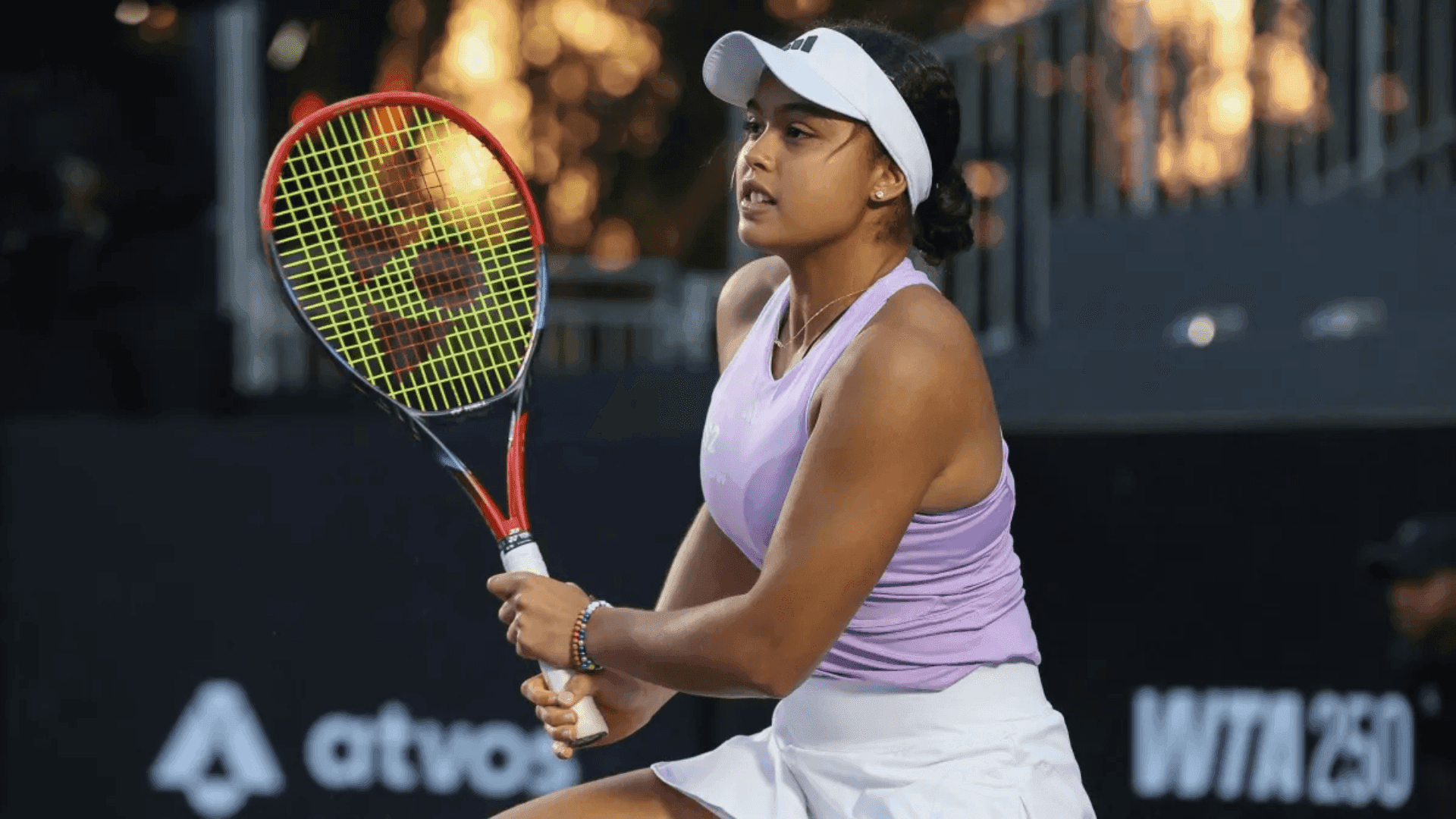 Naná Silva em ação durante o SP Open, onde registrou o saque mais veloz do torneio