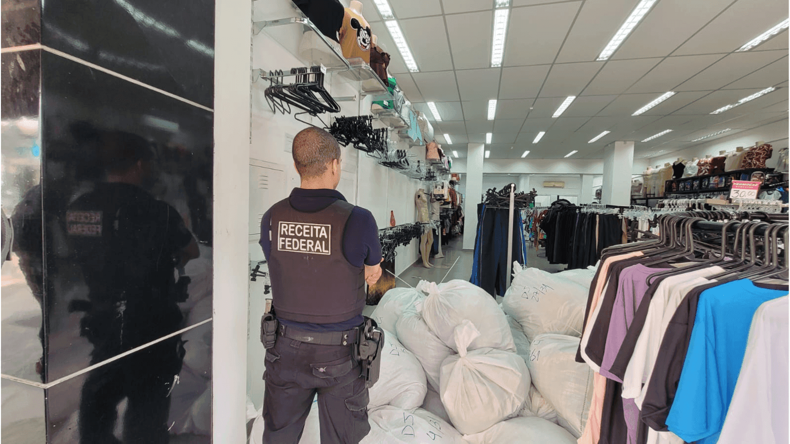 O volume de mercadorias apreendidas pode chegar a R$ 1 milhão