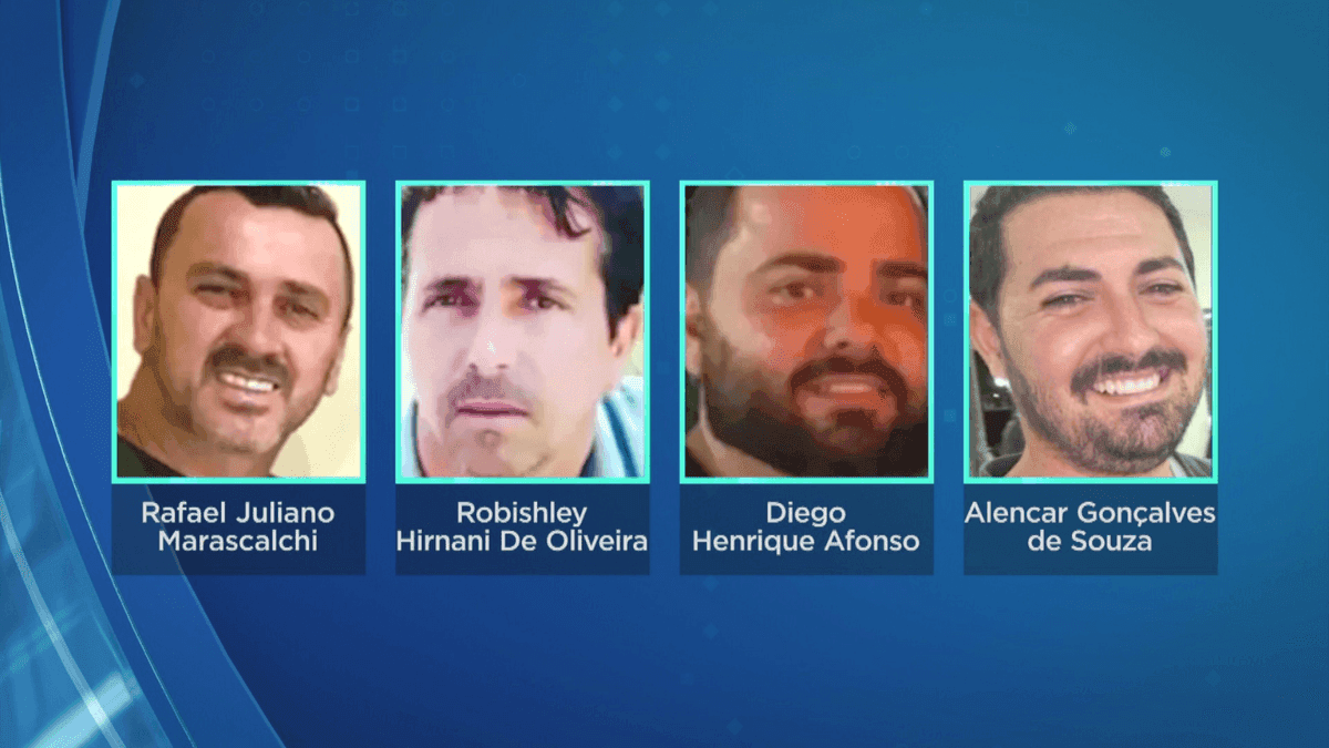 Corpos de quatro homens desaparecidos são encontrados no Paraná após 40 dias