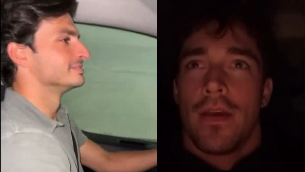 Leclerc e Sainz encaram viagem de van após caos em voo de retorno do GP do Azerbaijão