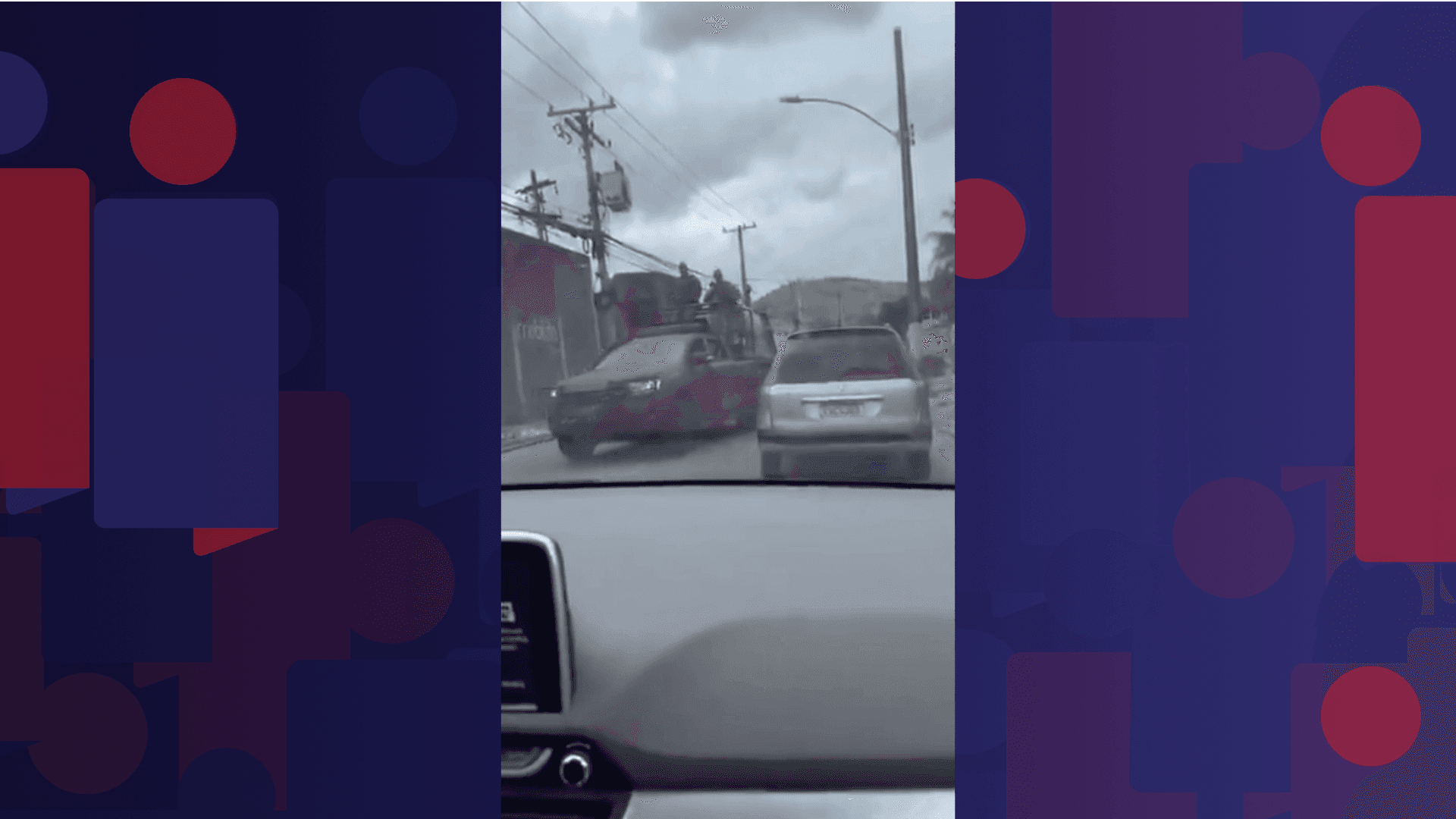 Policiais do Batalhão de Policiamento em Vias Expressas reforçaram a segurança no entorno da Avenida Brasil.