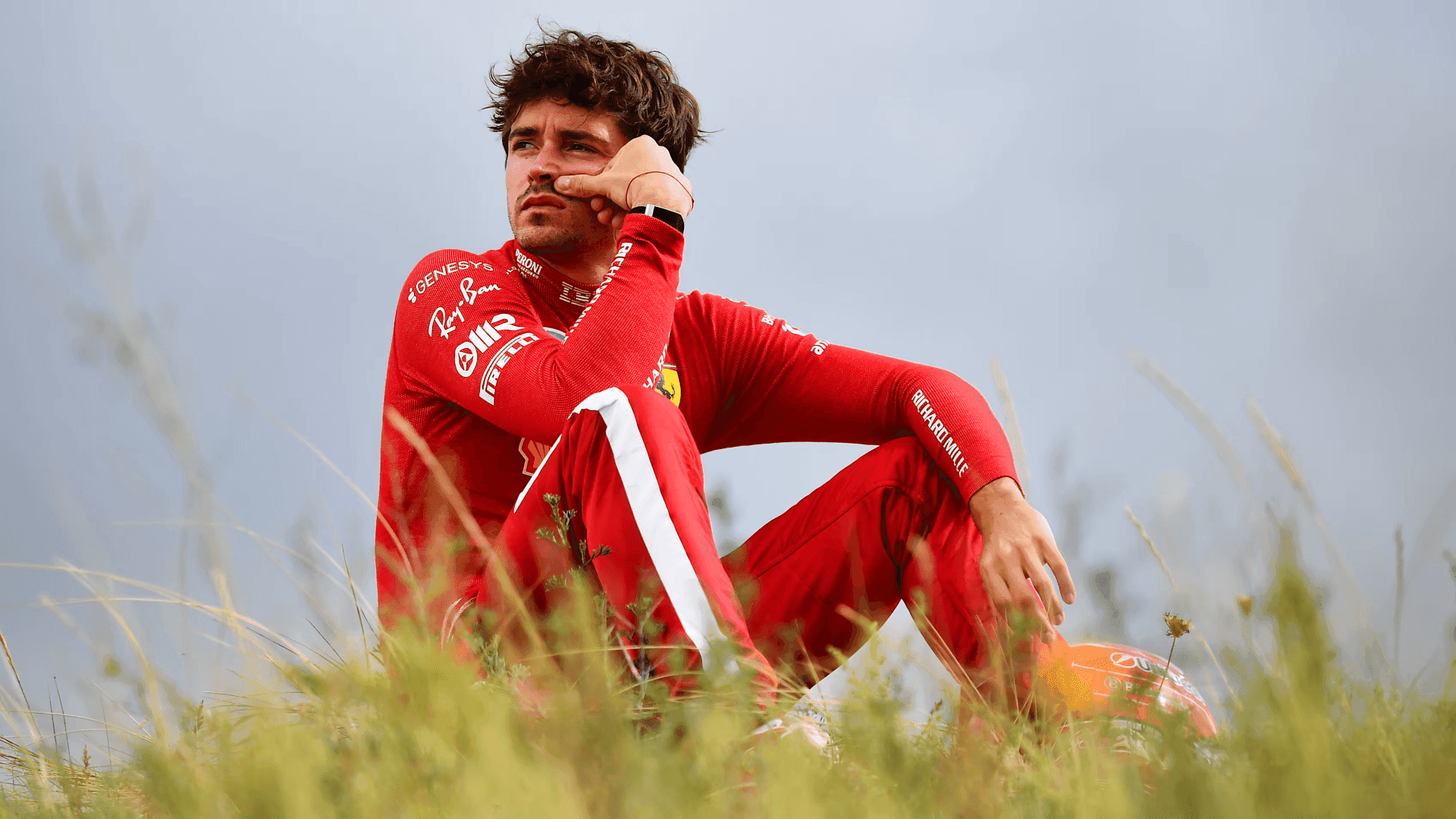 Leclerc após abandonar o GP da Holanda de 2025