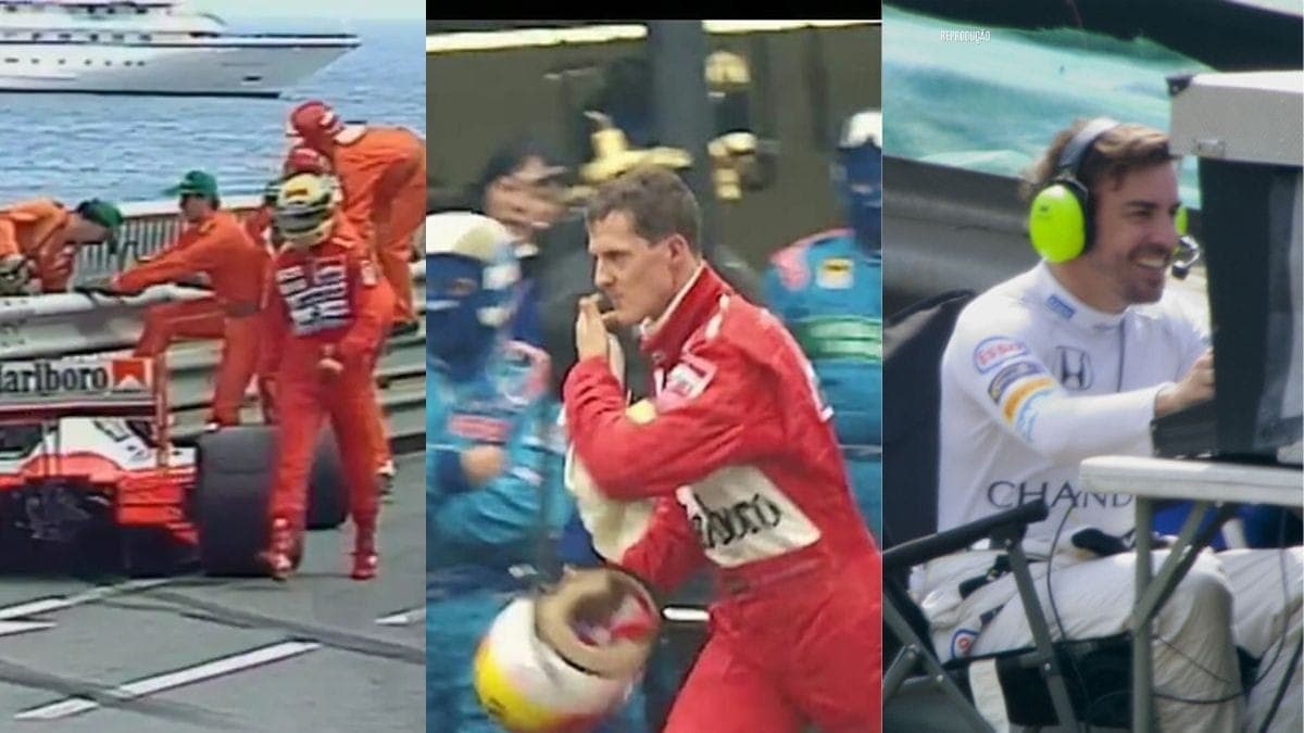 Senna vai para casa, Alonso toma sol: os abandonos que entraram para a história da F1