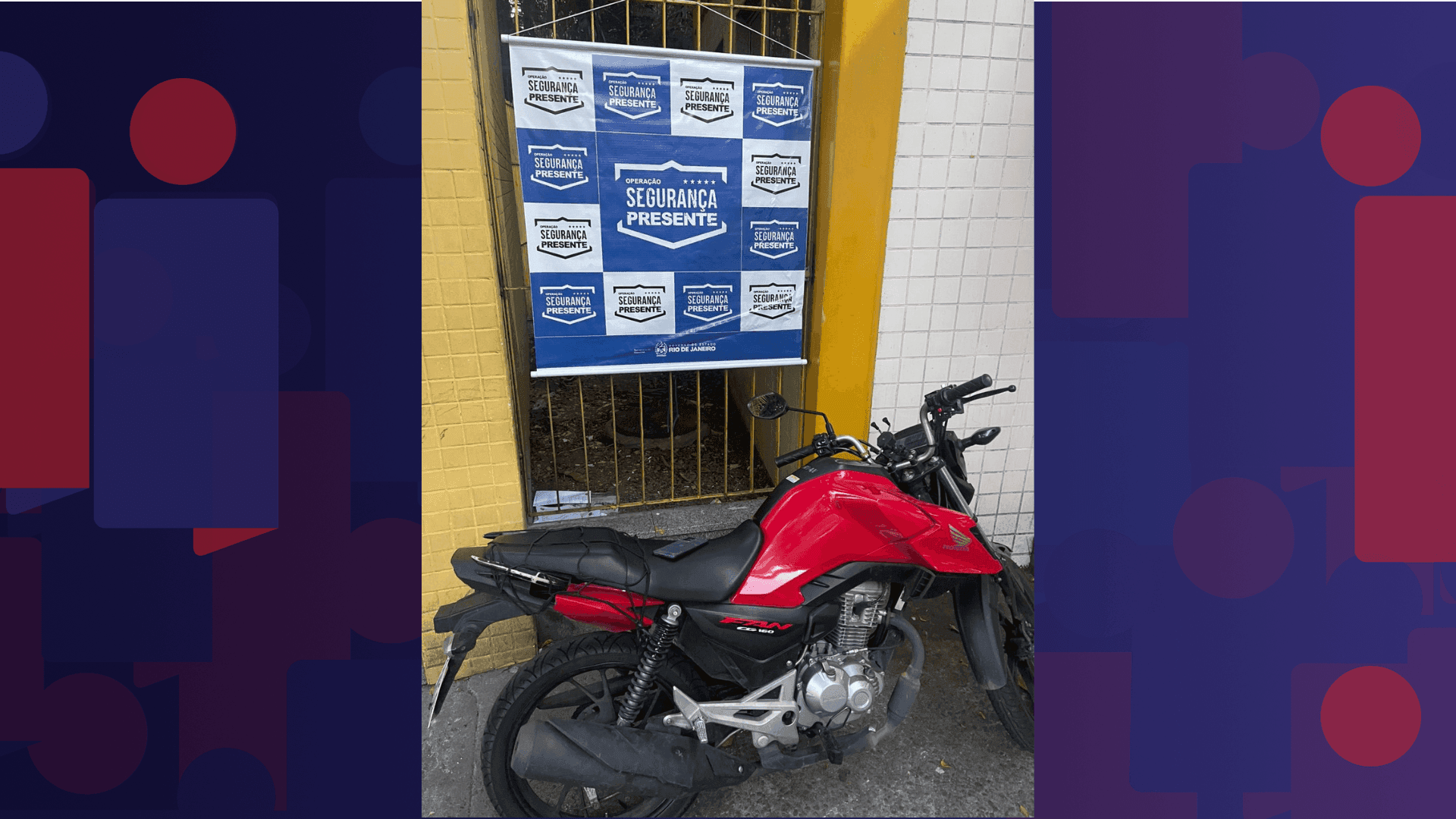 No local, os agentes efetuaram a prisão. O homem vai responder por roubo.
