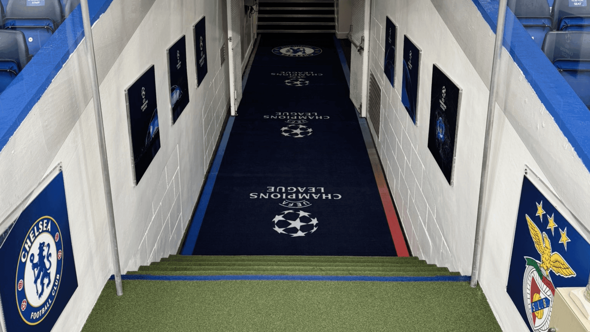 Stamford Bridge, em Londres, recebe Chelsea x Benfica pela fase de liga da UEFA Champions League