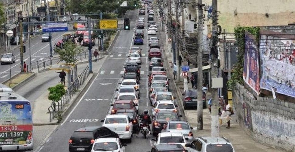 Alameda São Boaventura, em Niterói, na Região Metropolitana do Rio