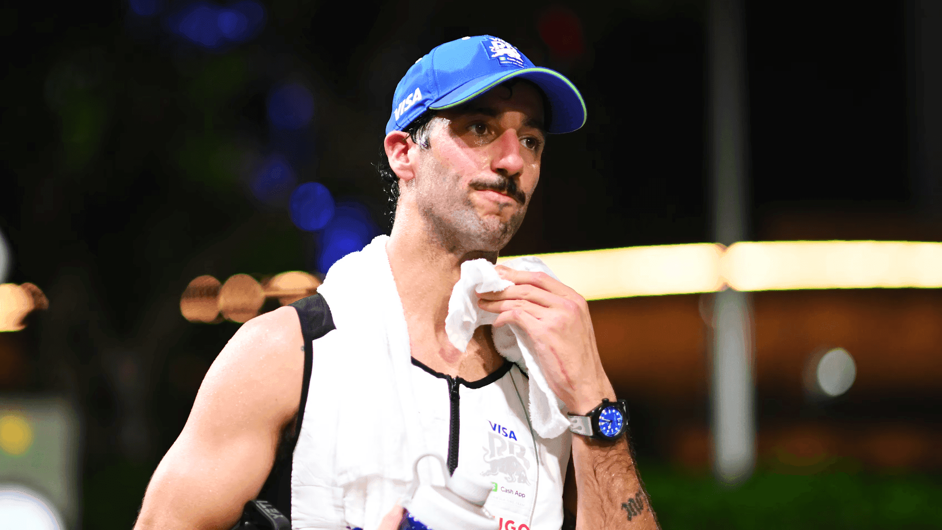 Daniel Ricciardo após o GP de Singapura de 2019, última corrida do australiano na Fórmula 1