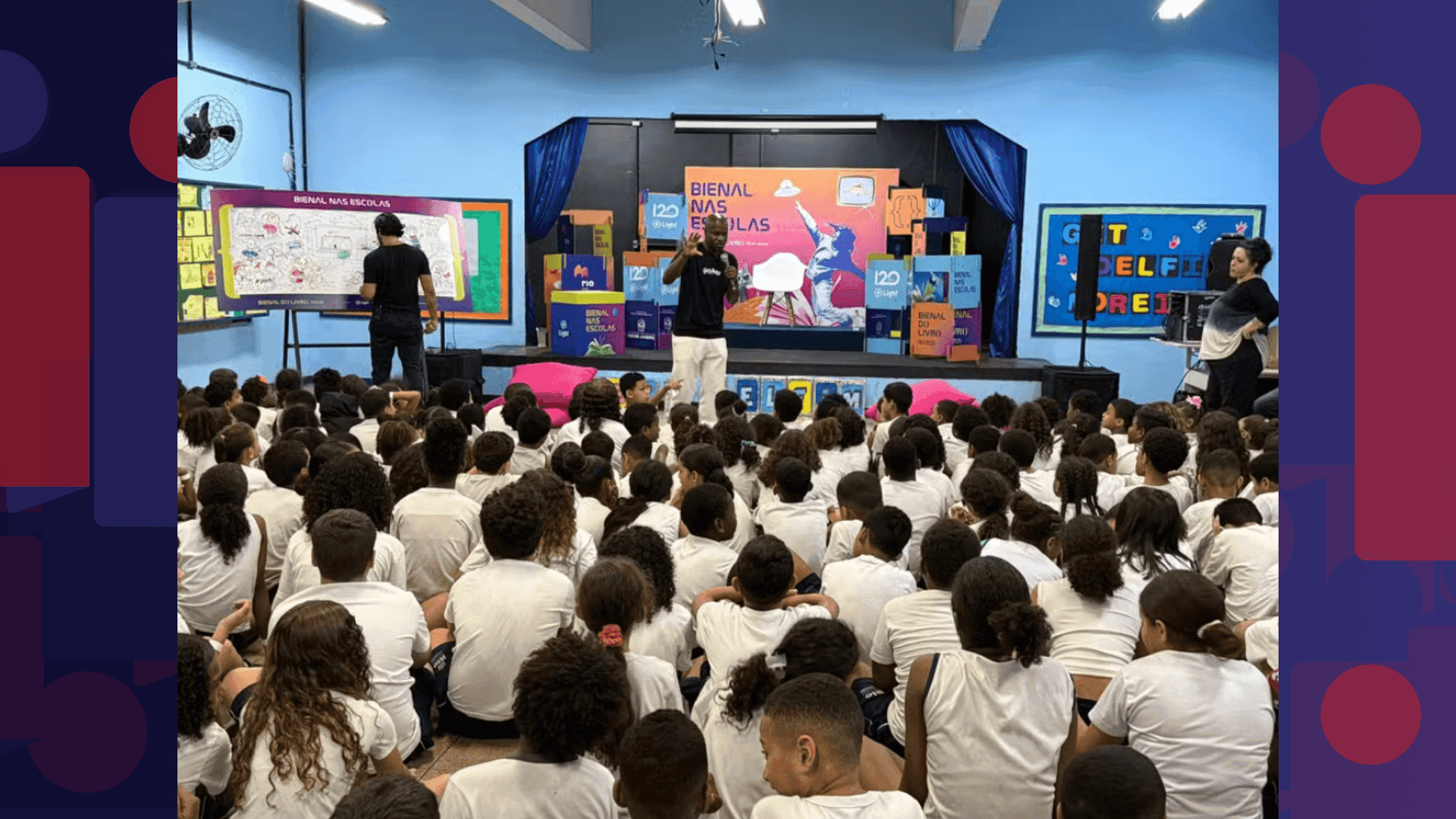 A Bienal do Livro Rio é realizada pela GL Exhibitions e pelo Sindicato Nacional dos Editores de Livros (SNEL).