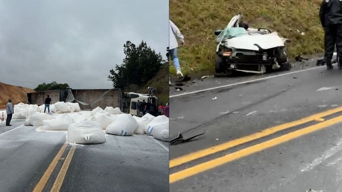 Motorista morre em acidente no Contorno Norte em Curitiba