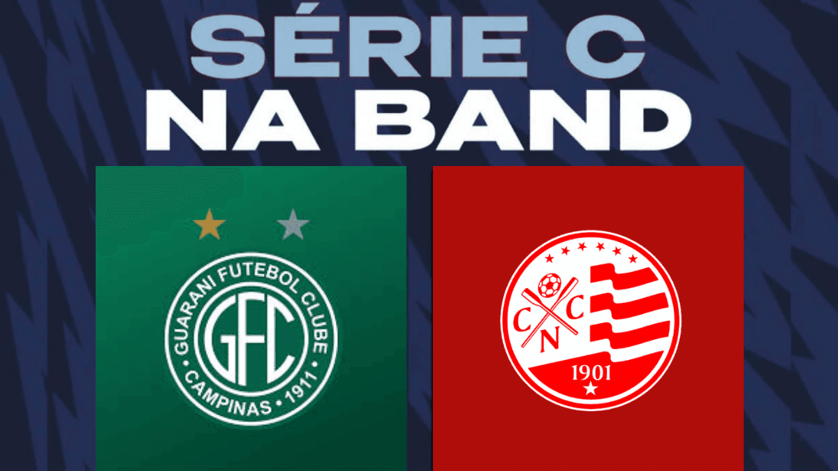 Partida entre Guarani e Naútico você acompanha na tela da Band Mais Tv a partir das 17h deste sábado (4)