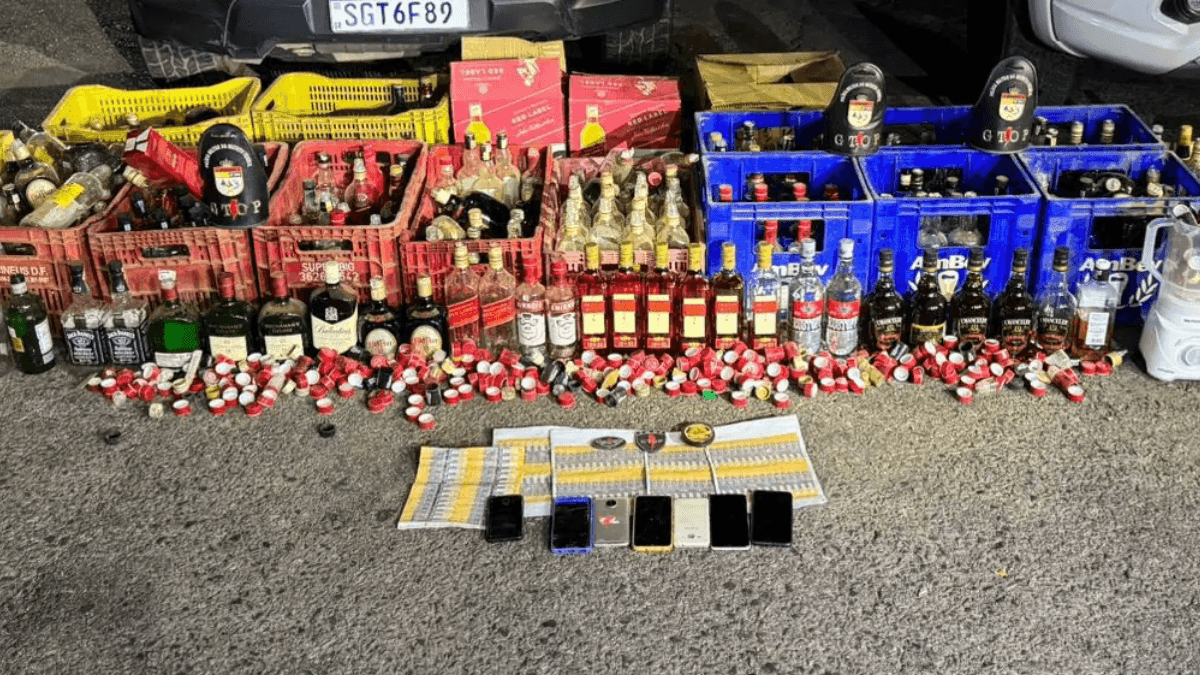 Polícia prende suspeito de falsificar e adulterar bebidas no DF