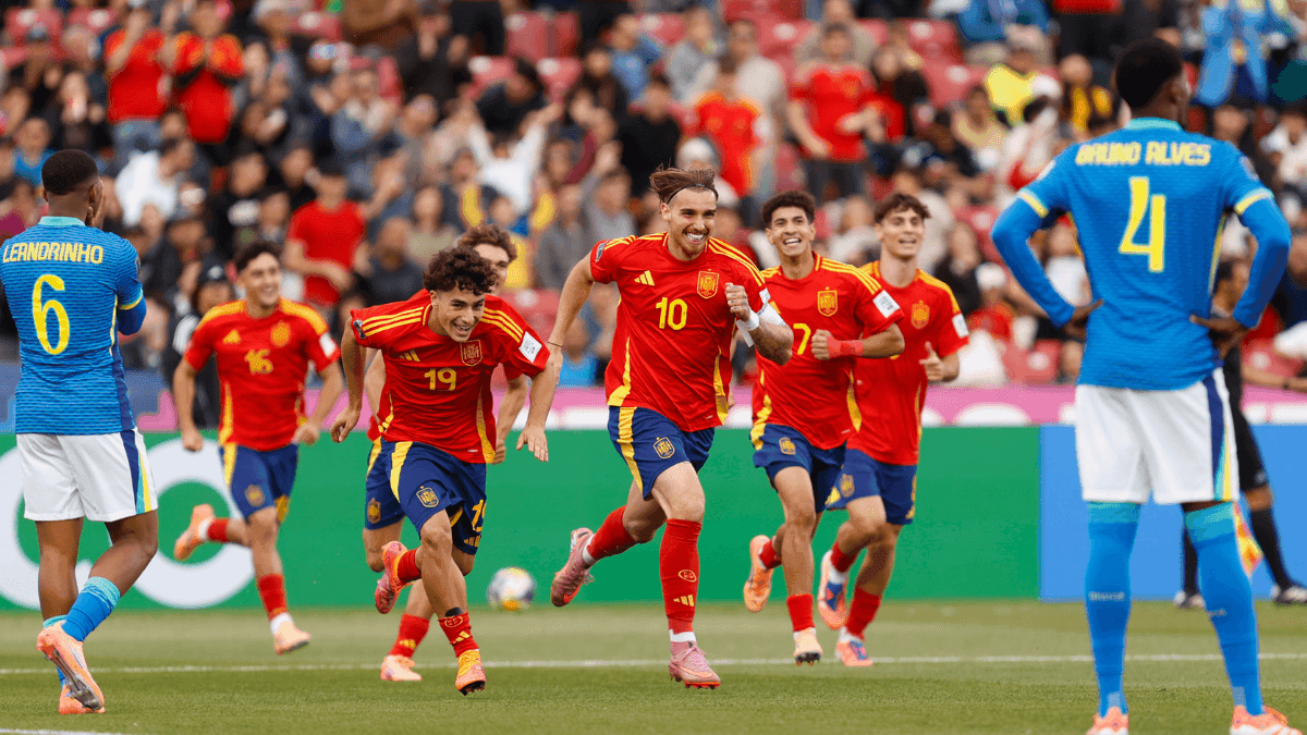 Espanha vence e elimina Brasil da Copa do Mundo Sub-20