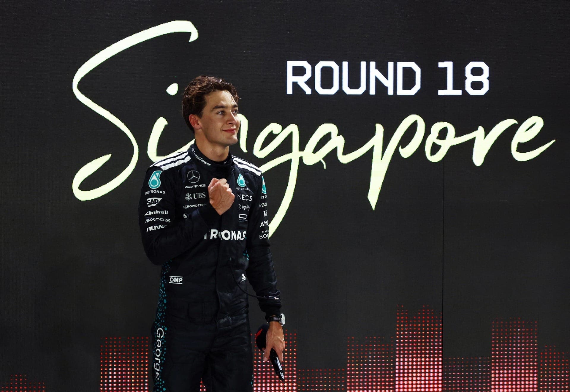 Russell é pole em Singapura, mas nem ele acreditava: "Se tivesse que apostar..."