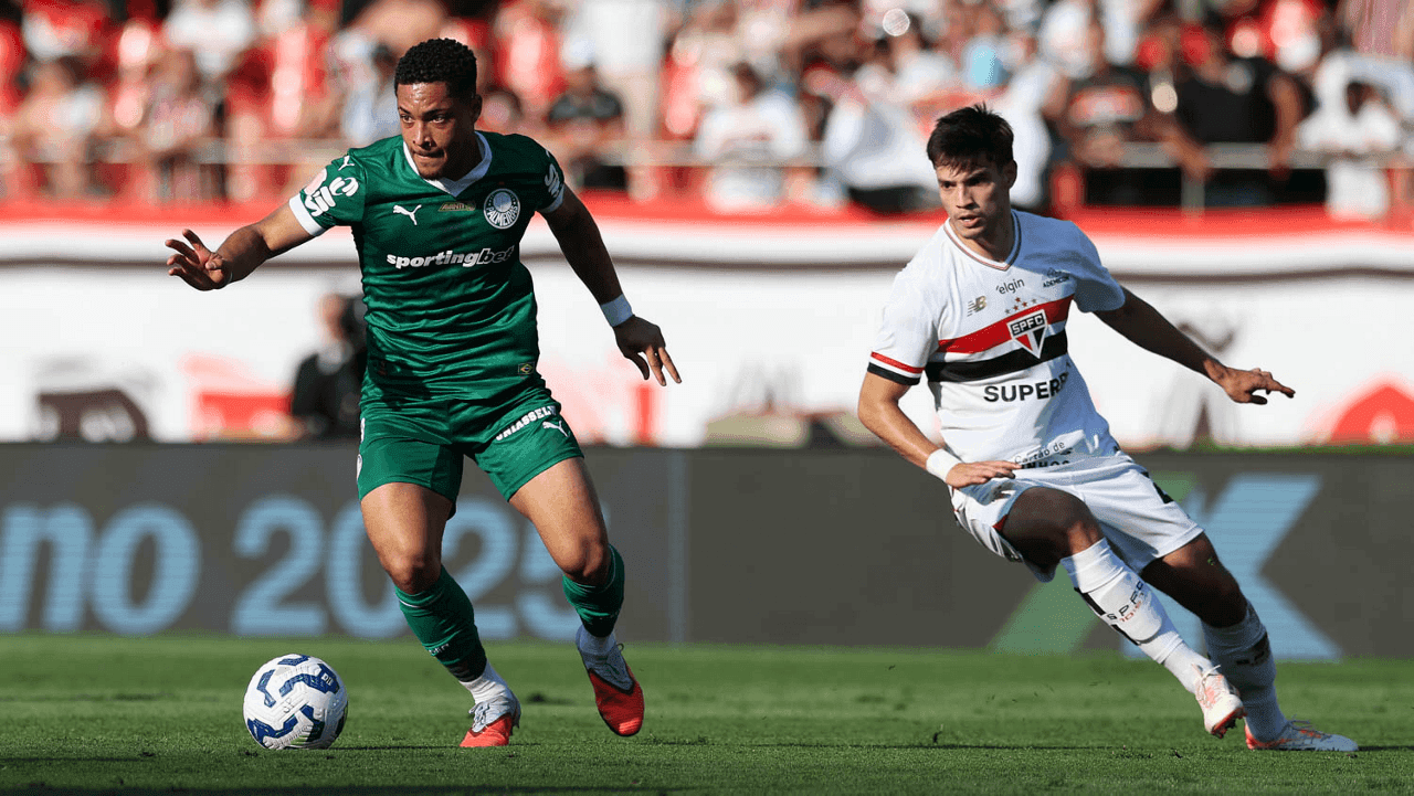 Palmeiras e São Paulo, pelo Brasileirão