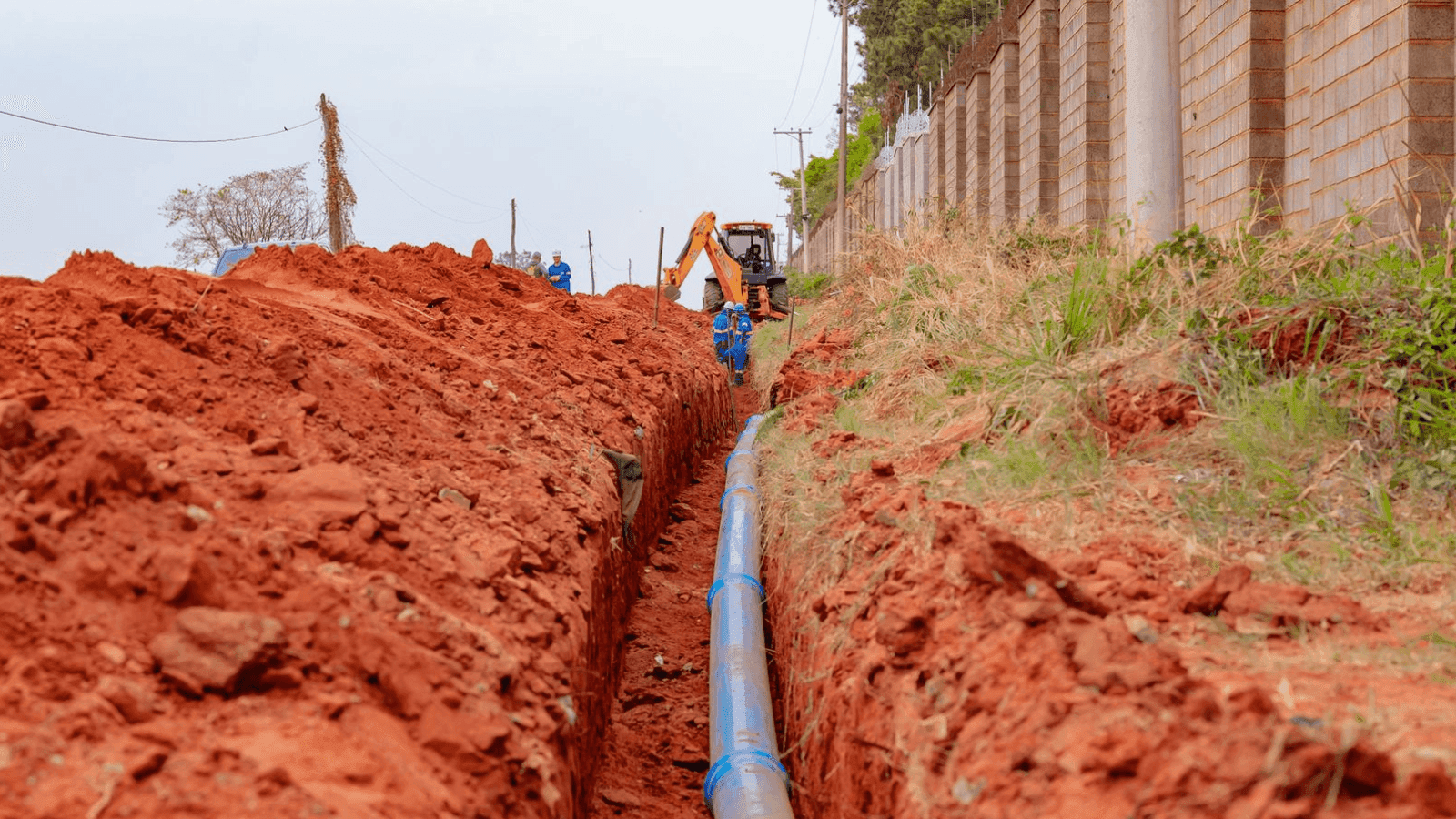 A obra deve ser realizada até o final desta semana