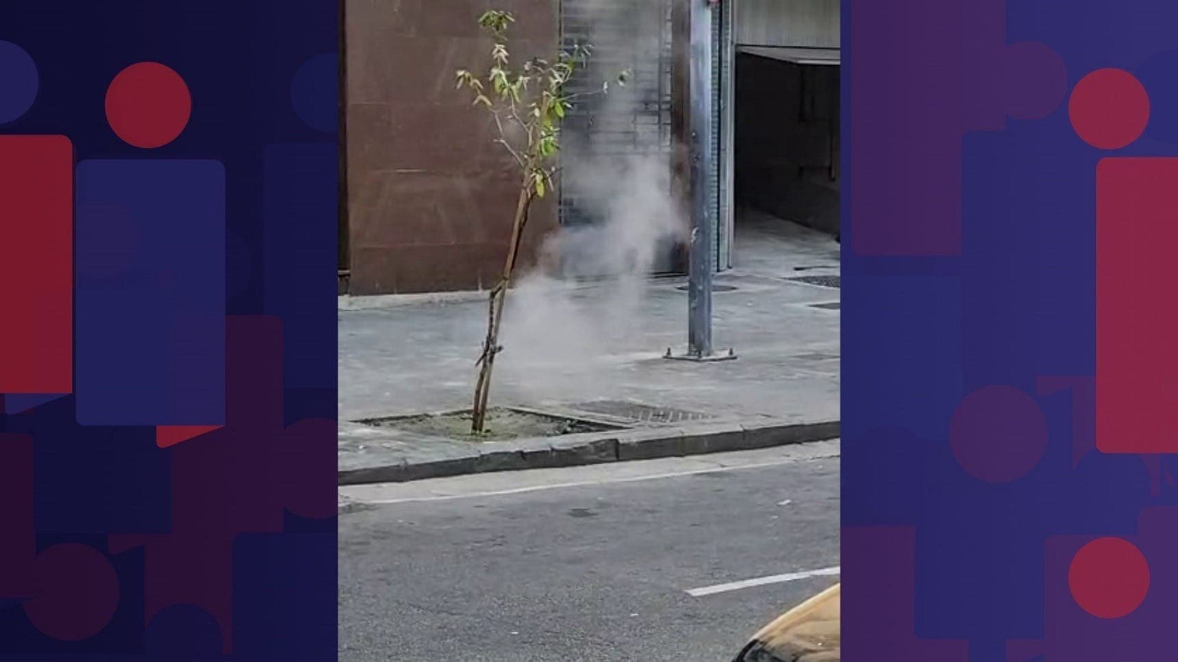 No último Sábado, três bueiros pegaram fogo devido ao crime praticado por criminosos