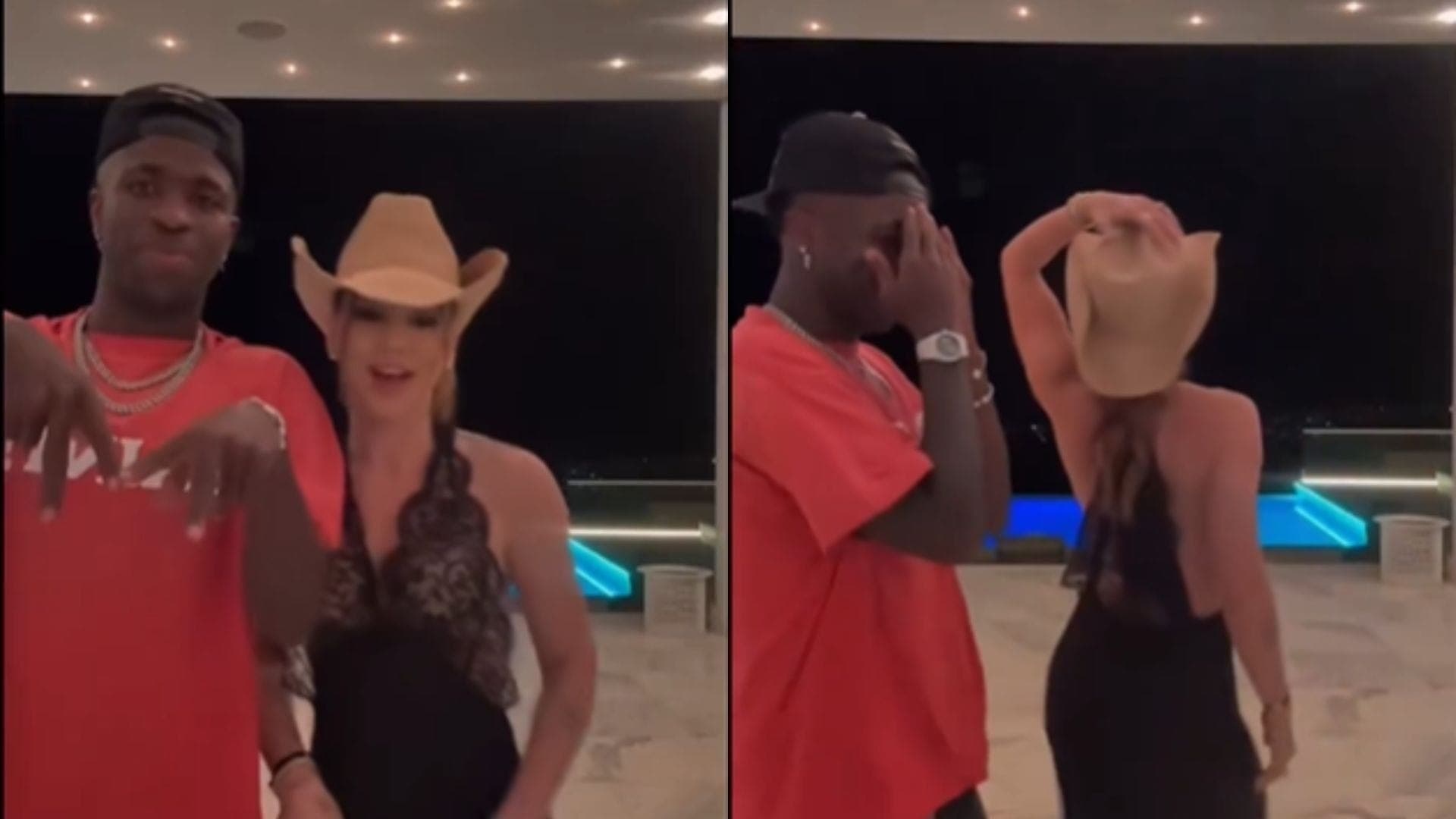 Virgínia e Vini Jr. em TikTok