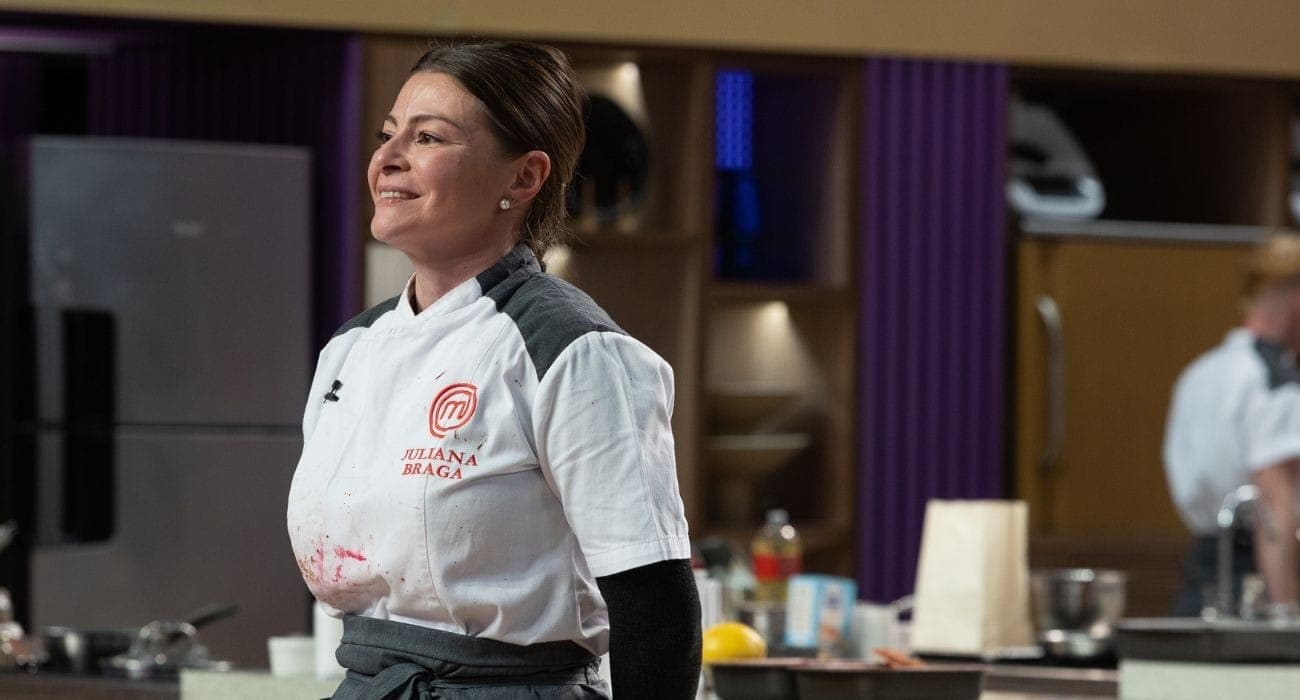 Juliana Braga é eliminada do MasterChef Confeitaria 2025